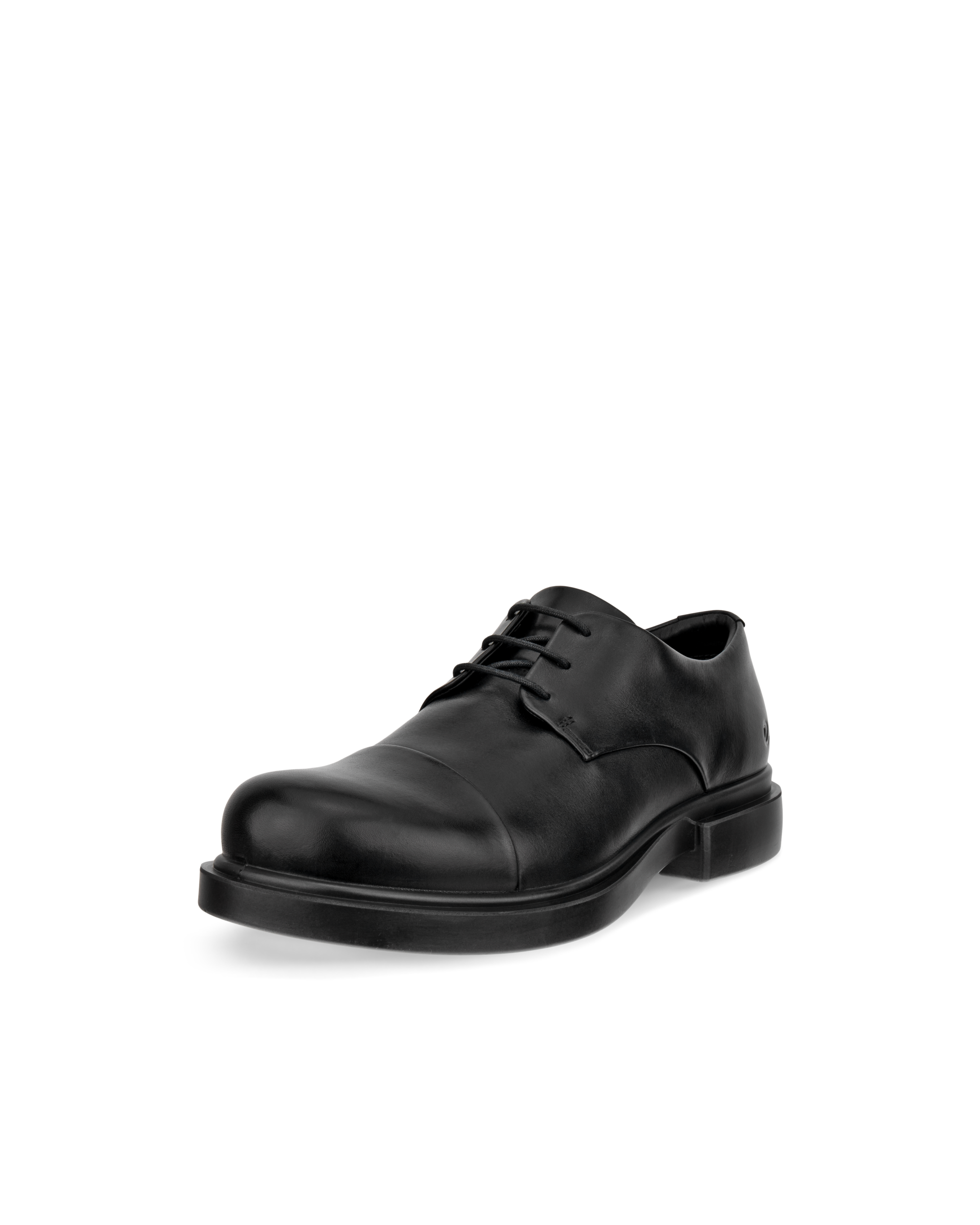 ECCO Metropole Seoul derbies cuir pour hommes - Noir - Main