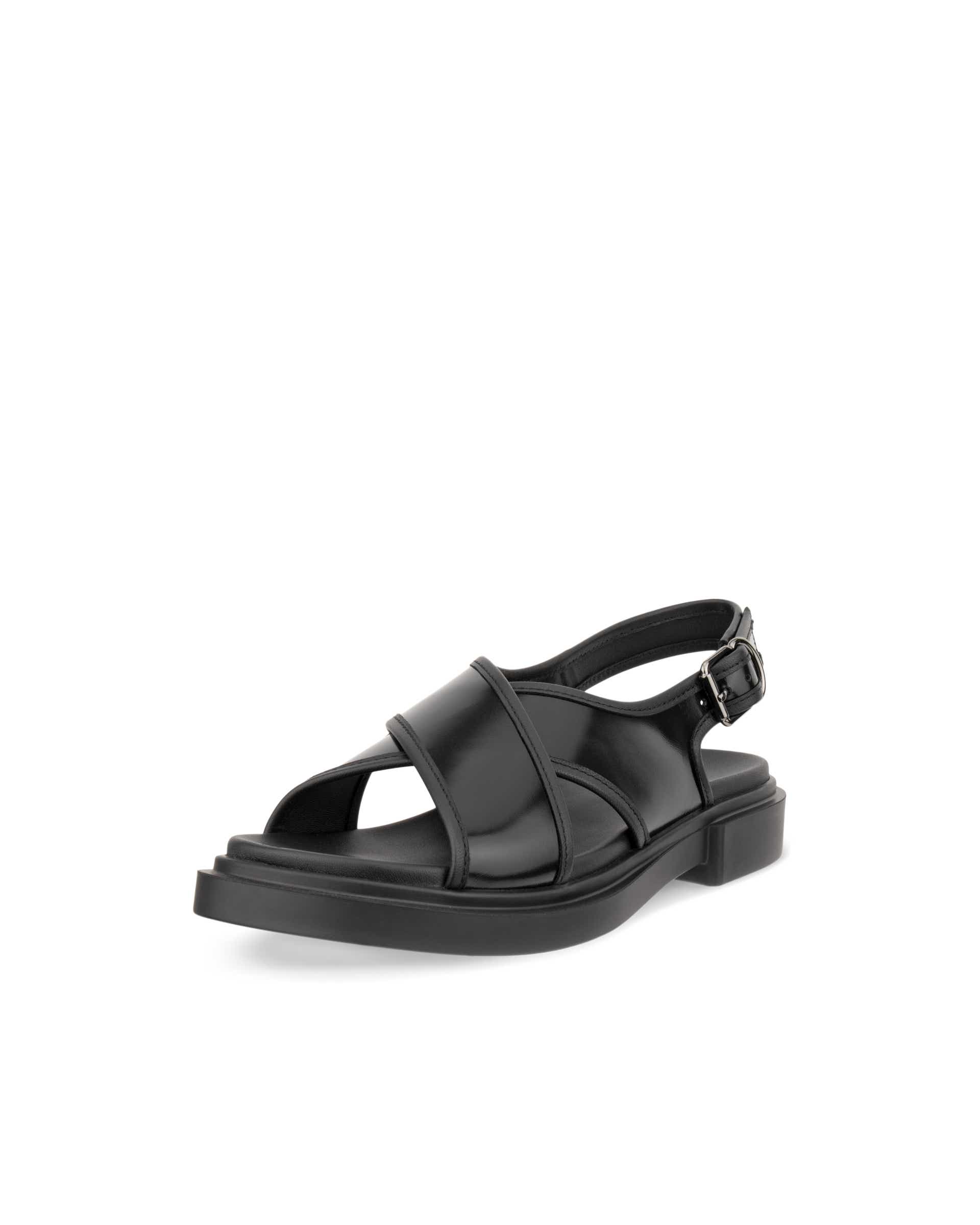 ECCO® METROPOLE SEOUL sandale en cuir pour femme - Noir - Main