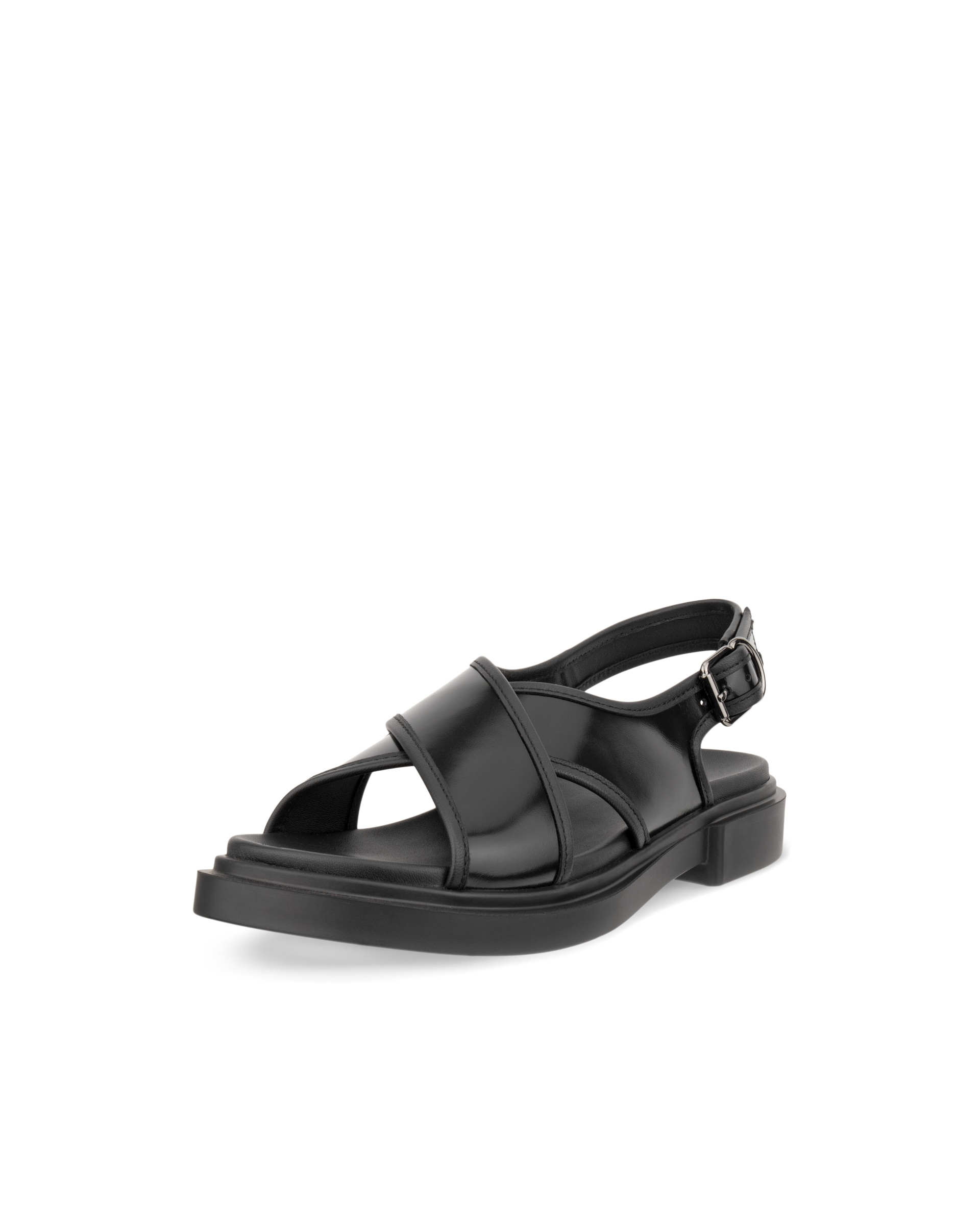 ECCO® METROPOLE SEOUL sandale en cuir pour femme - Noir - Main