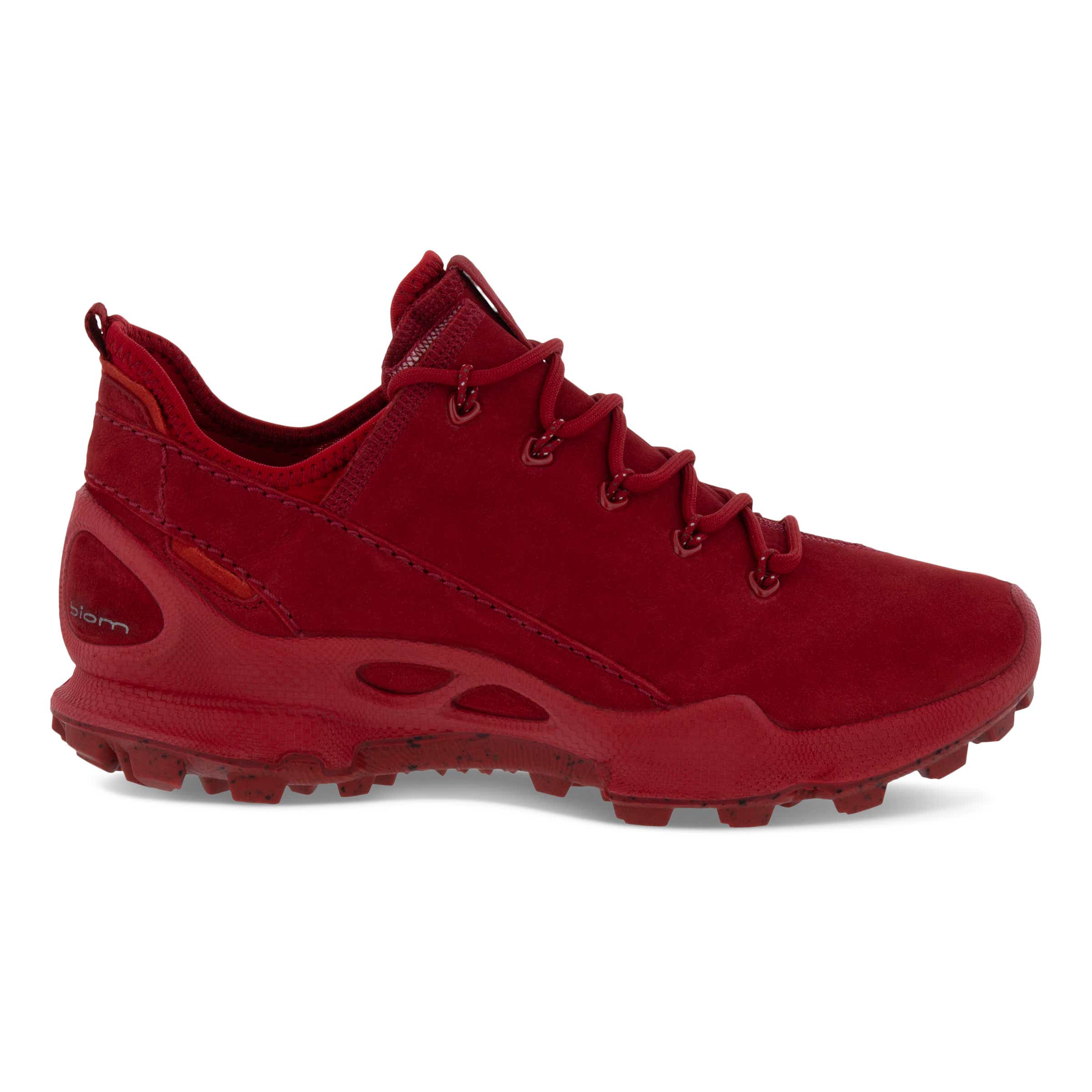 ECCO BIOM C Trail ウィメンズ レザーアウトドアスニーカー - レッド - Outside