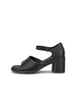 Sandalias de piel con tacón ECCO® Sculpted Sandal LX 55 para mujer - Negro - Outside