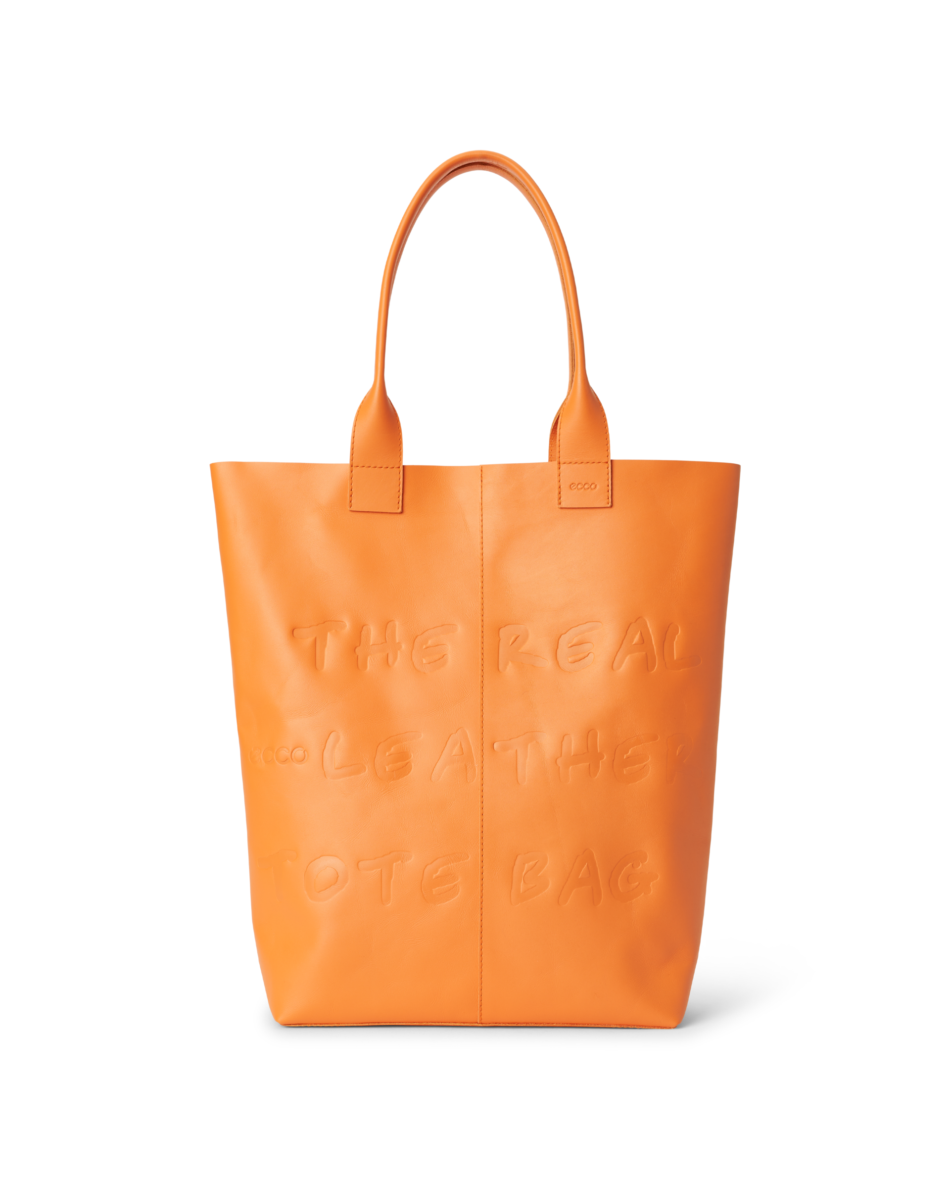 Bolso tote de piel ECCO® - Naranja - Main