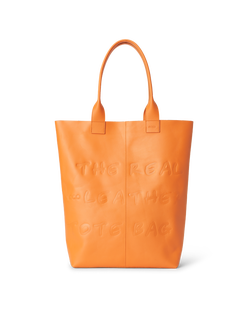 Bolso tote de piel ECCO® - Naranja - Main