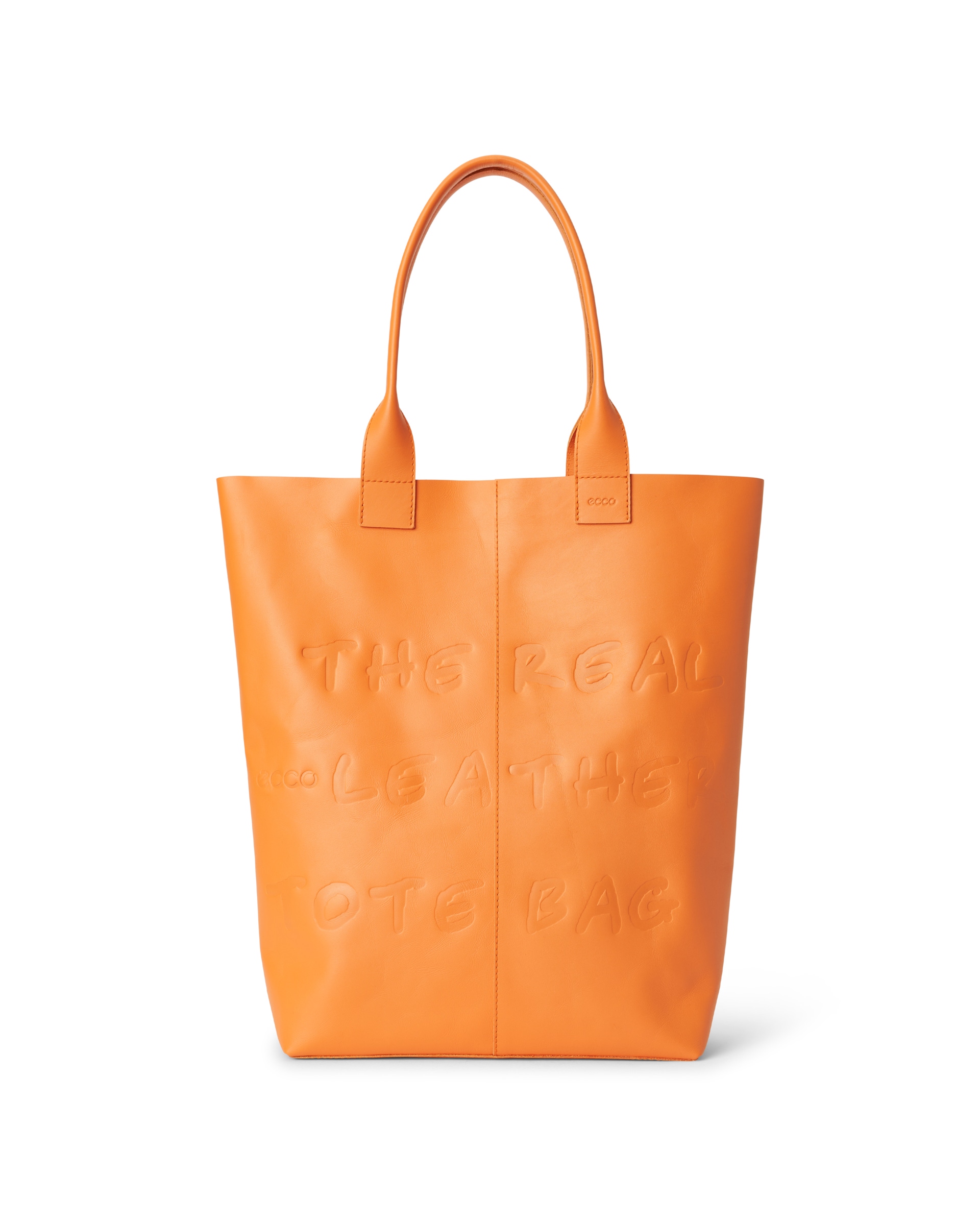 Bolso tote de piel ECCO® - Naranja - Main