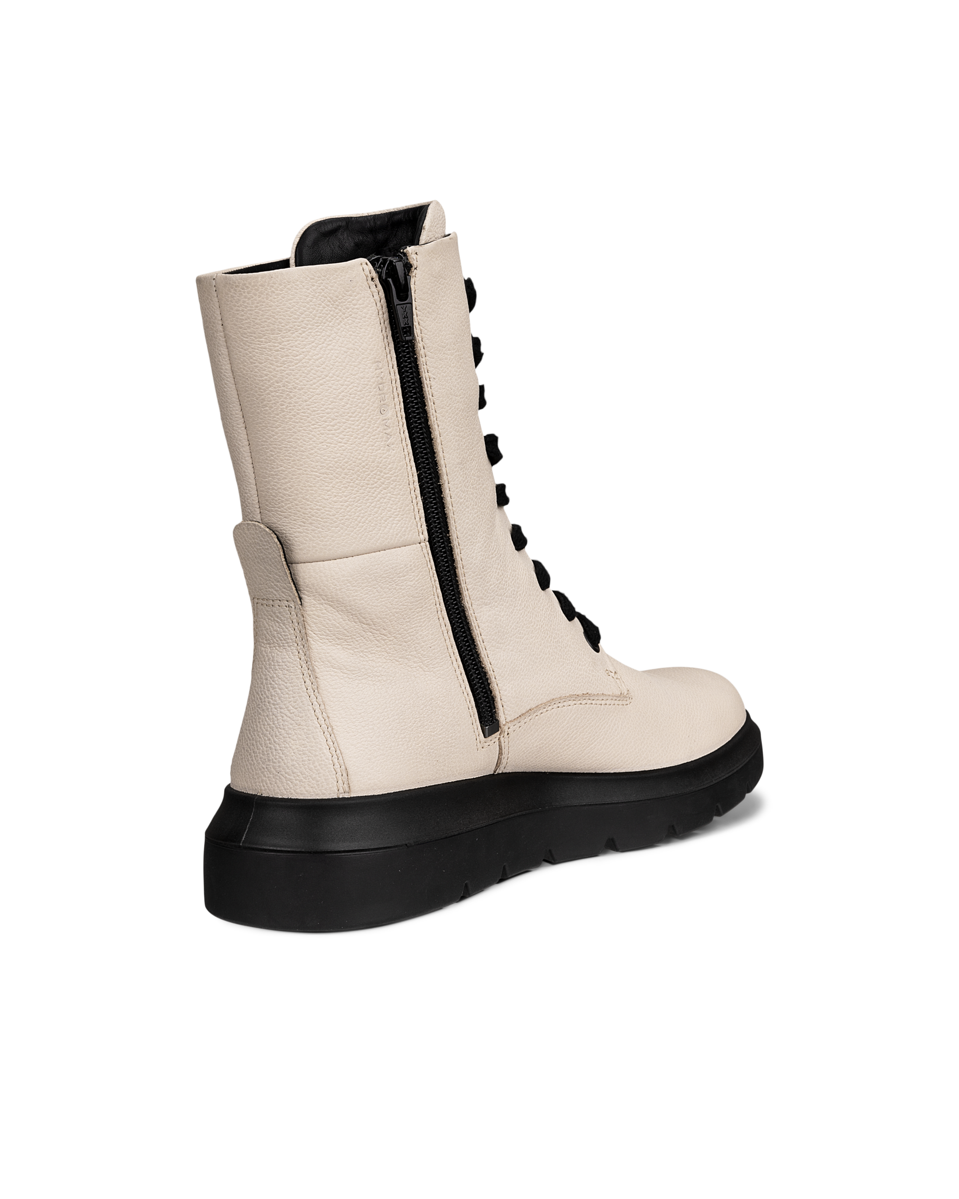 Botas de piel con cordones ECCO® Nouvelle para mujer - Marrón - Back