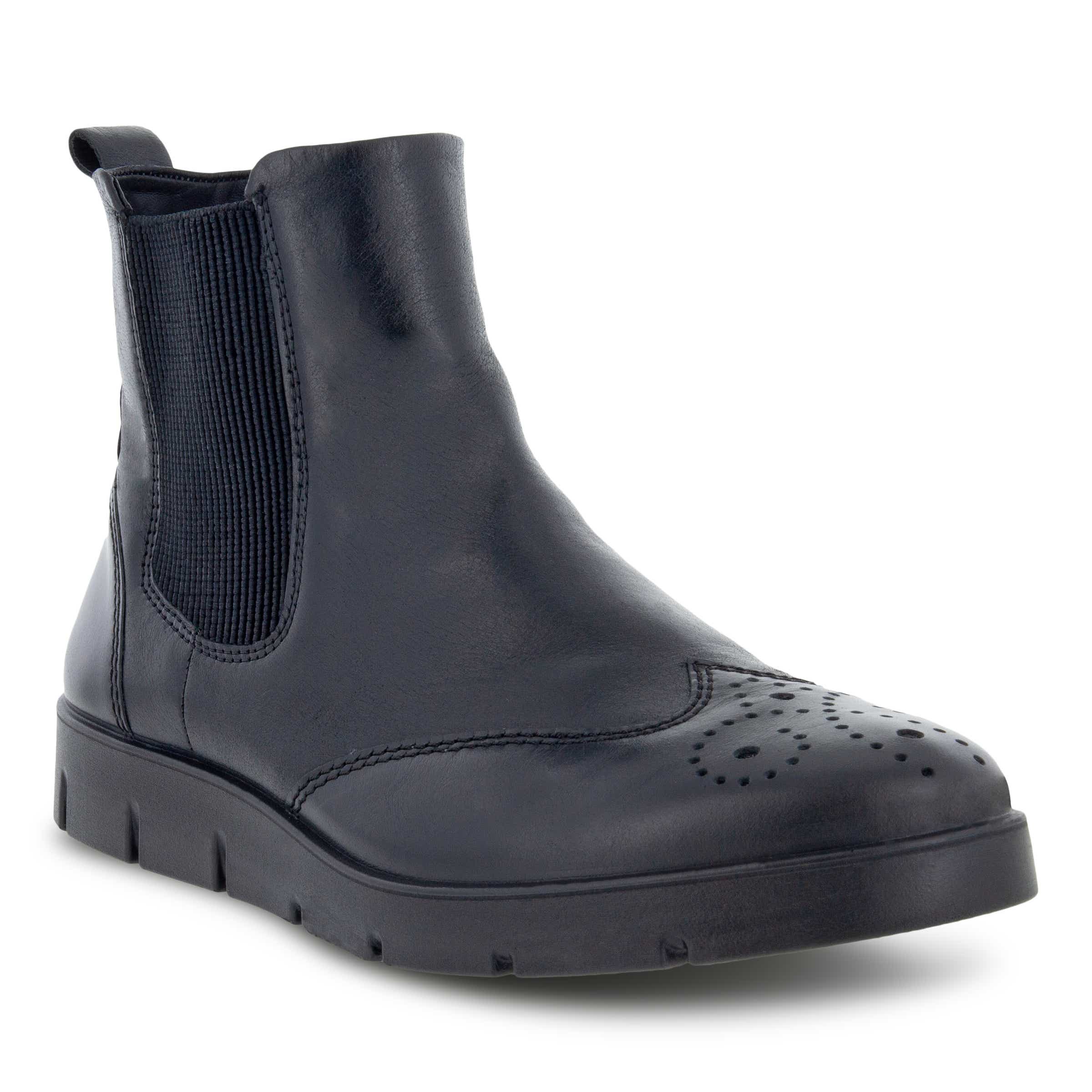 ECCO Bella ウィメンズ レザーチェルシーブーツ - ブラック - Main