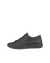 Women's ECCO® Soft 7 Leather Sneaker - Black - Outside