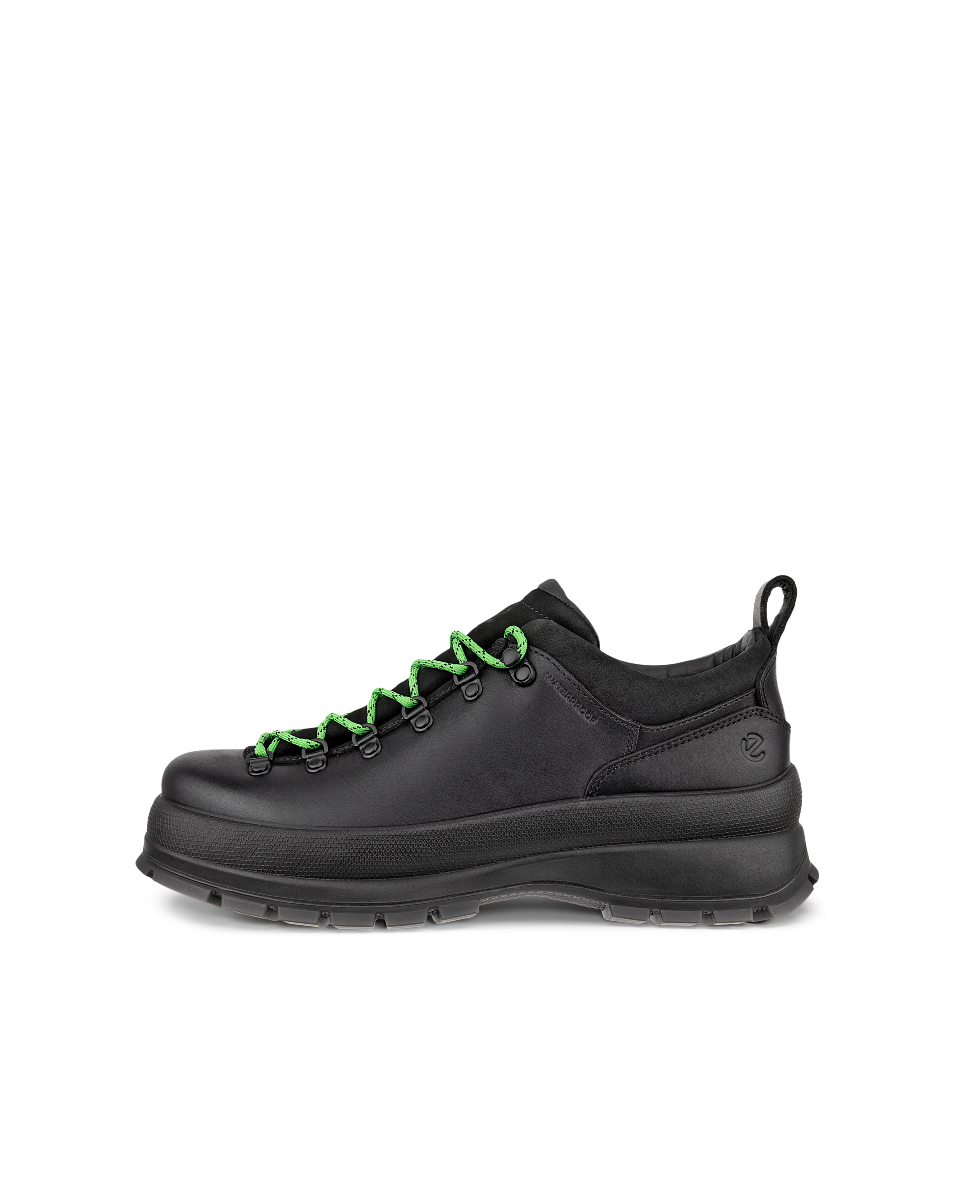 ECCO® Track 30 chaussure imperméable en cuir pour homme - Noir - Outside