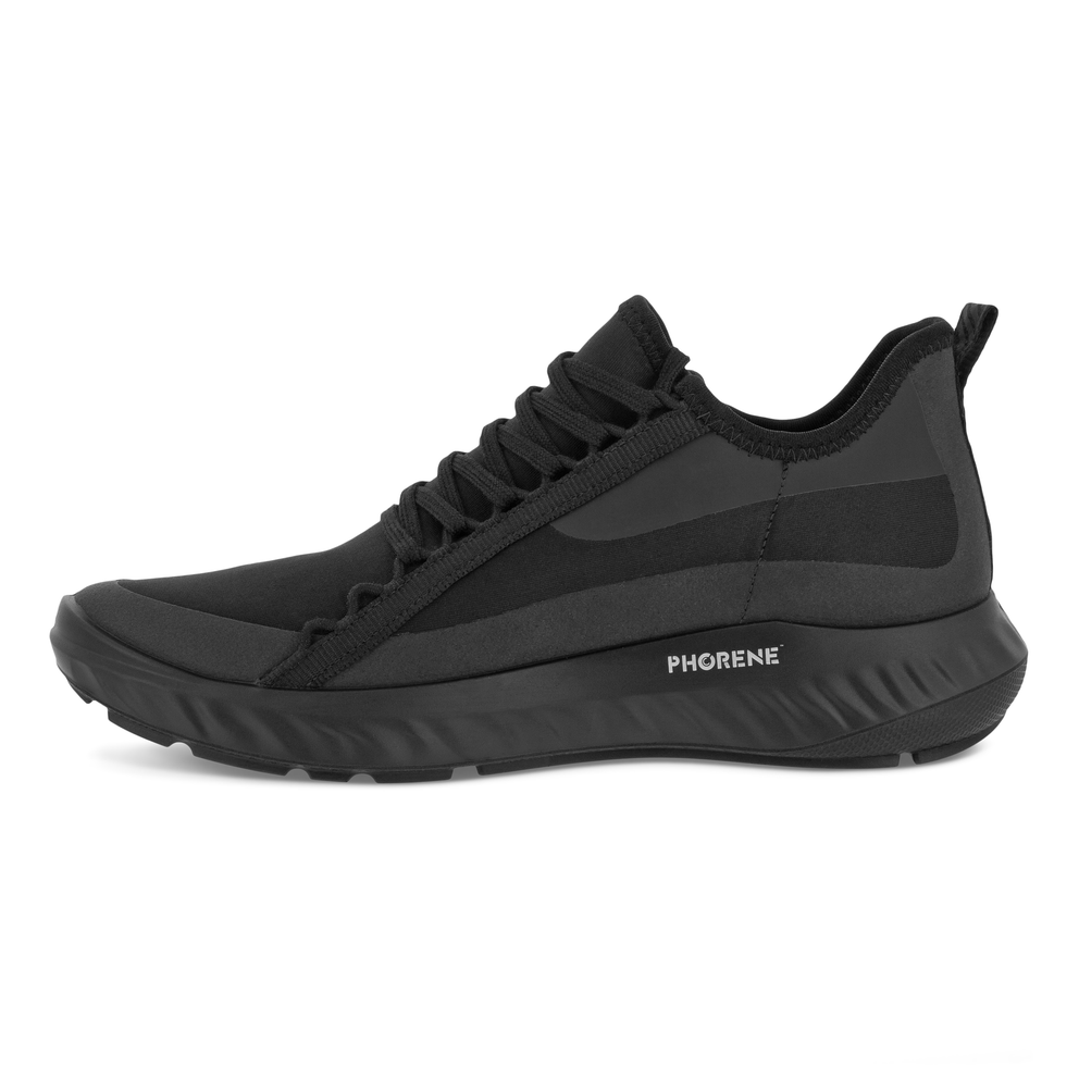 ECCO Ath-1 Women's Sneaker - Black - Inside