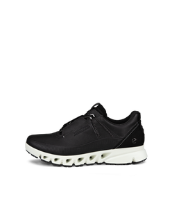 Women's ECCO® Multi-Vent Leather Gore-Tex Shoe - Black - Outside