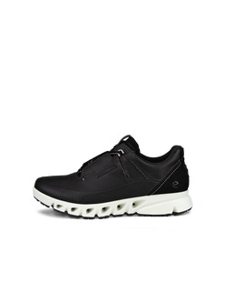 Women's ECCO® Multi-Vent Nubuck Gore-Tex Shoe - Black - Outside