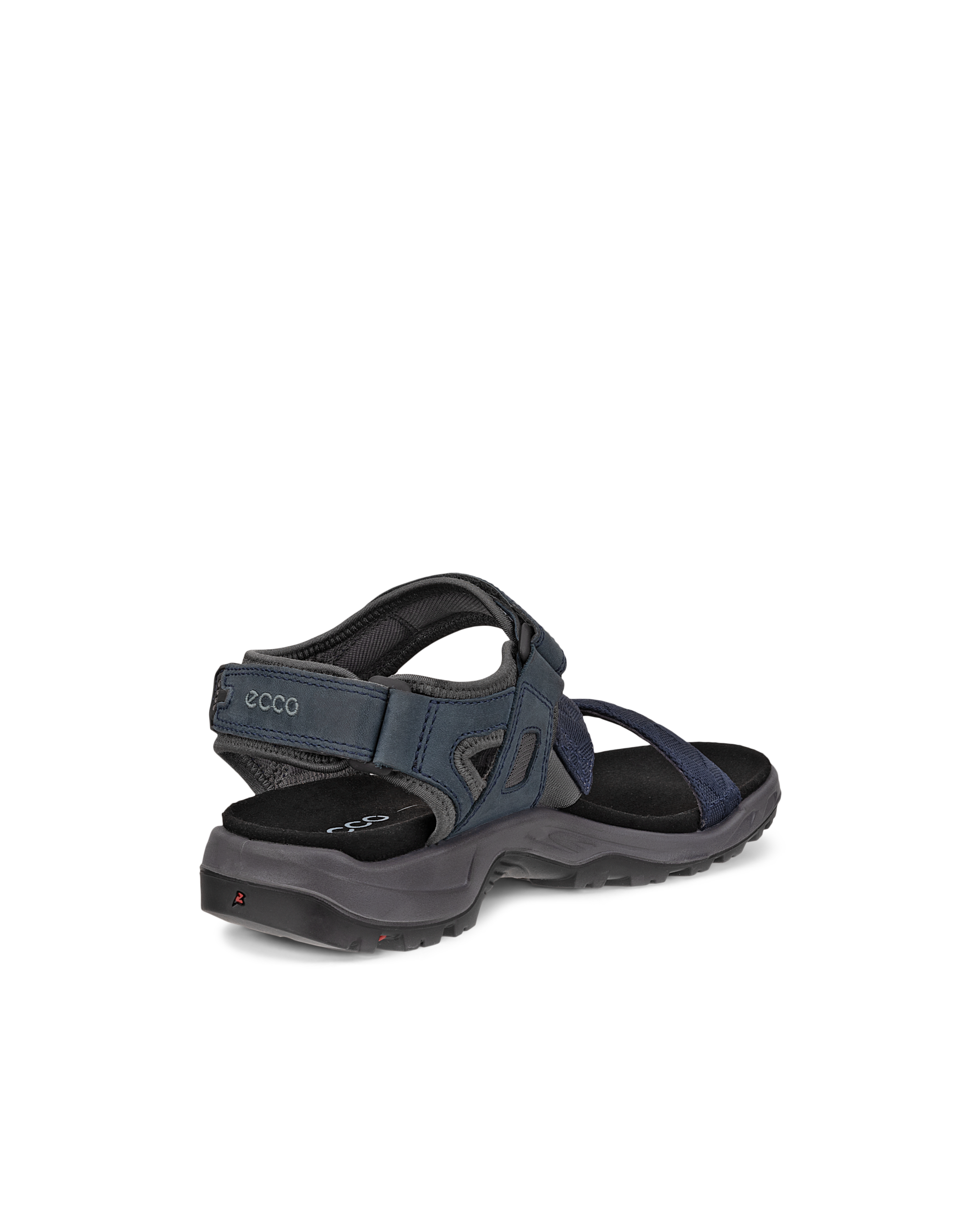 Men's ECCO® Offroad Nubuck Hiking Sandal - Blue - Back