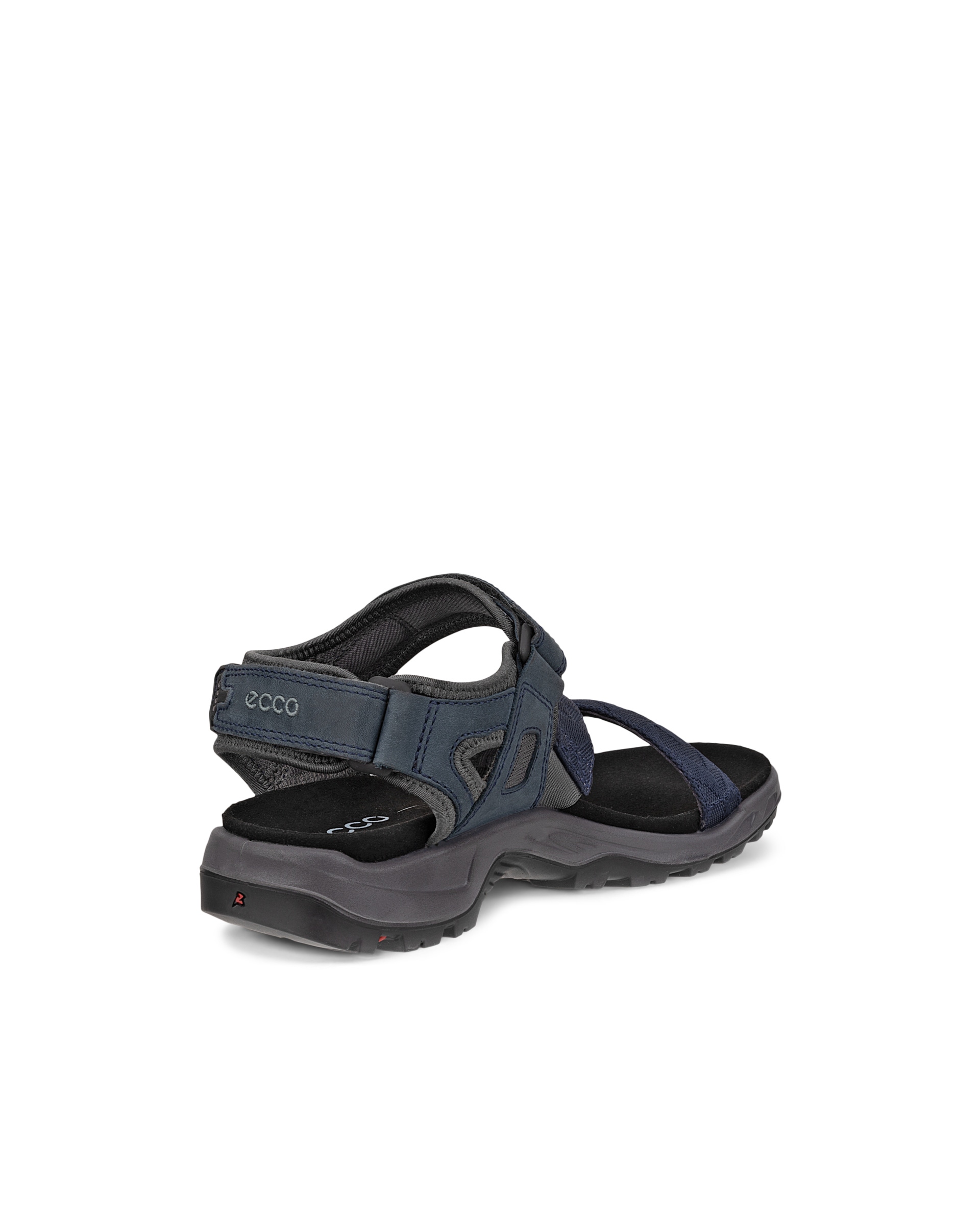 Men's ECCO® Offroad Nubuck Hiking Sandal - Blue - Back