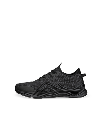 Men's ECCO® BIOM Infinite Textile Sneaker - Black - Outside