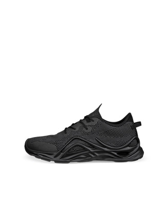 Men's ECCO® Biom Infinite Textile Sneaker - Black - Outside