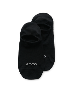 ECCO® Classic No-Show Socks - Black - Main