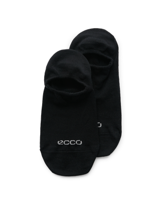 ECCO® Classic No-Show Socks - Black - Main