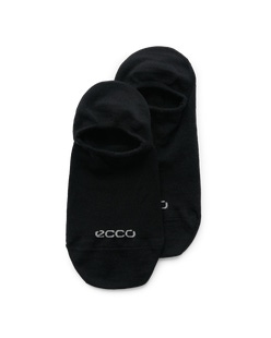 ECCO® Classic No-Show Socks - Black - Main