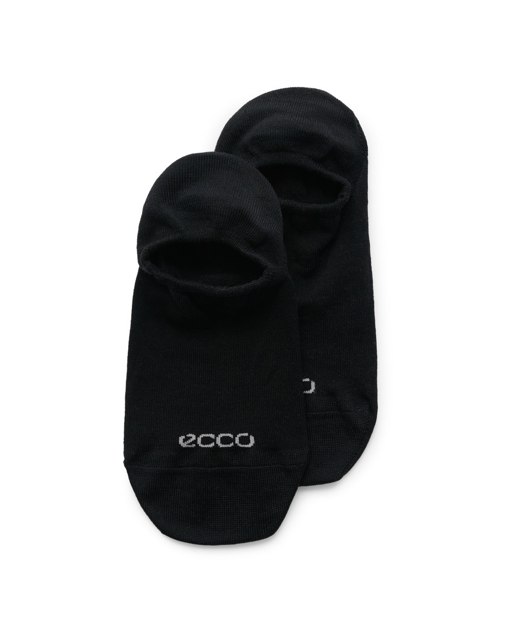 ECCO® Classic No-Show Socks - Black - Main