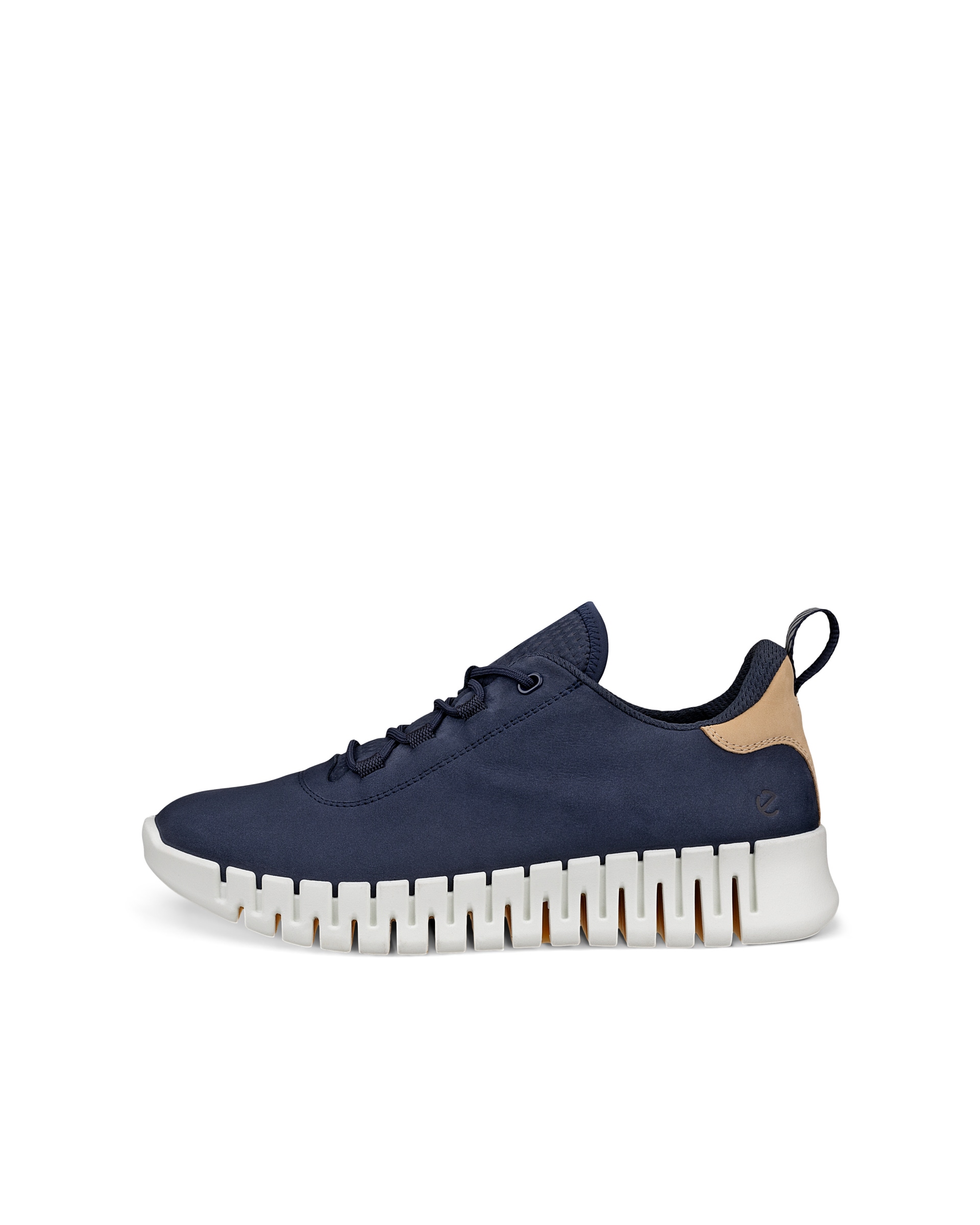 ECCO® GRUUV baskets en nubuck pour femme - Bleu - Outside