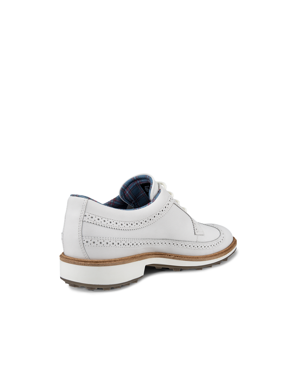 Men's ECCO® Golf Classic Hybrid (Kiltie Edition) Leather Golf Shoe - White - Back