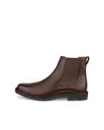 Men's ECCO® Metropole London Leather Chelsea Boot - Brown - Outside