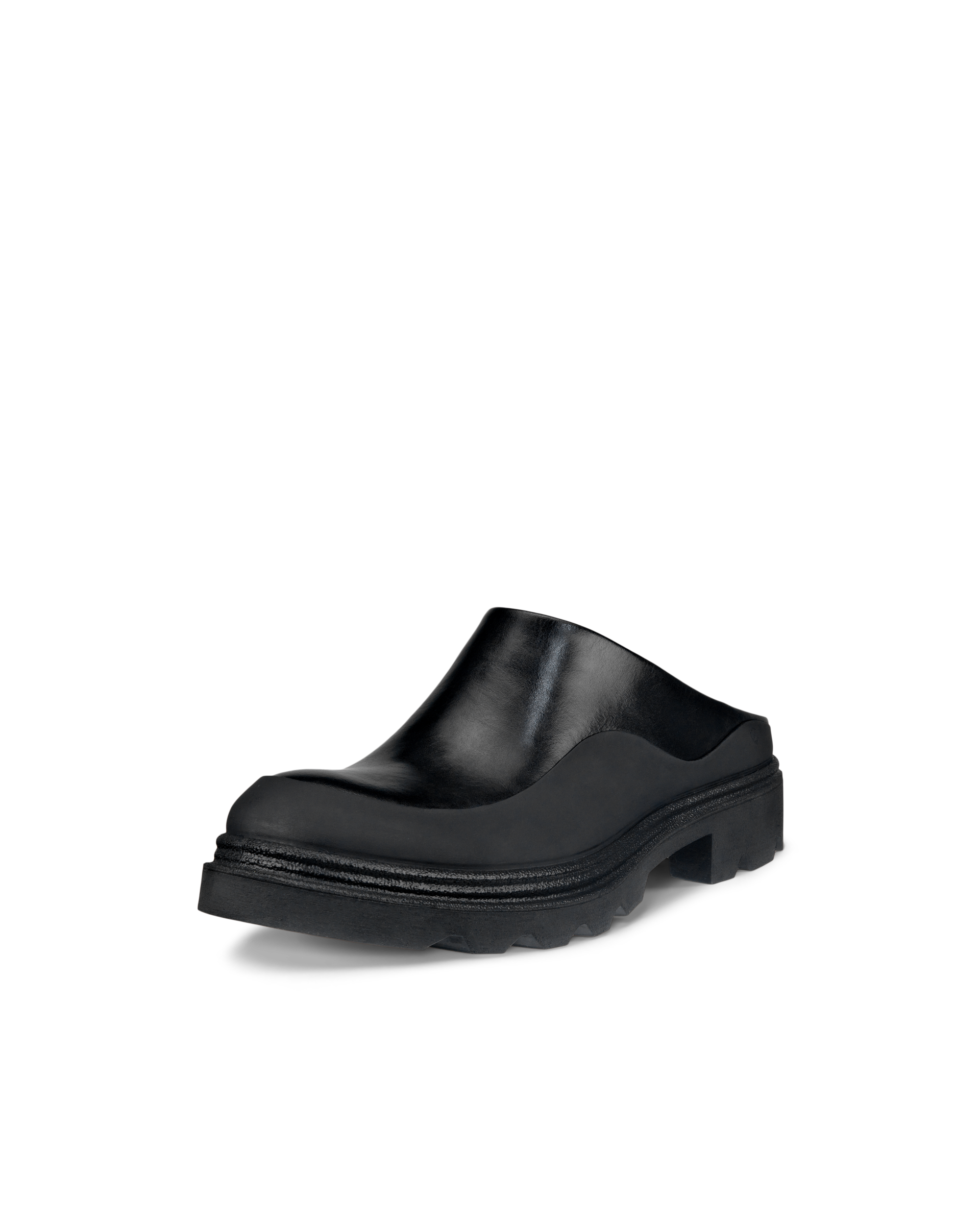 Women's ECCO® Grainer Leather Clog - Black - Main