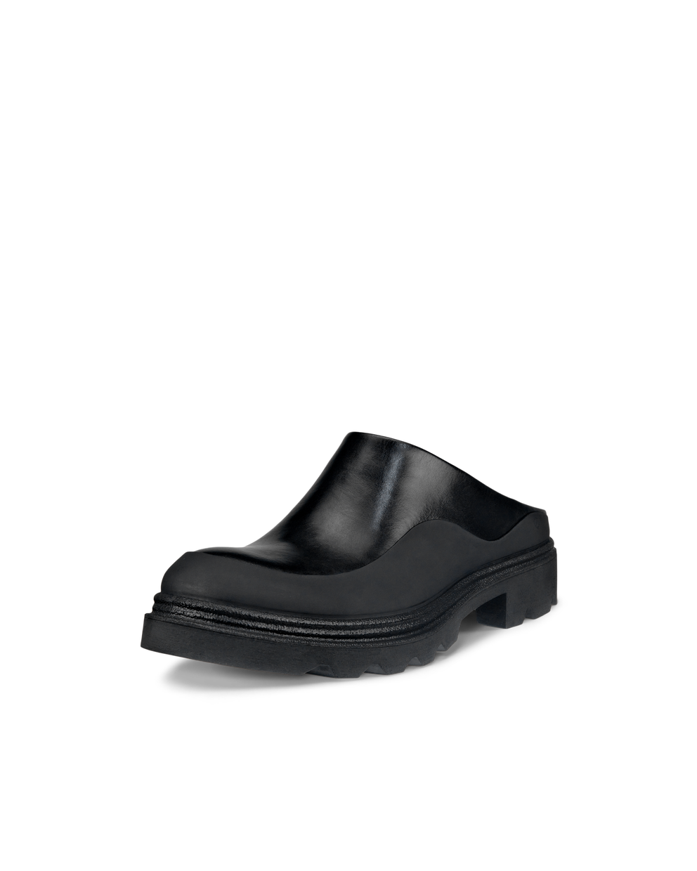 Women's ECCO® Grainer Leather Clog - Black - Main