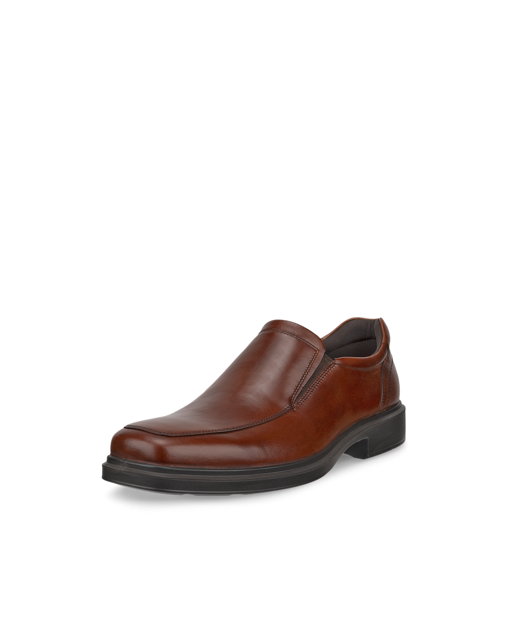 Men's ECCO® Helsinki 2 Leather Slip-On Dress Shoe - Brown - Main