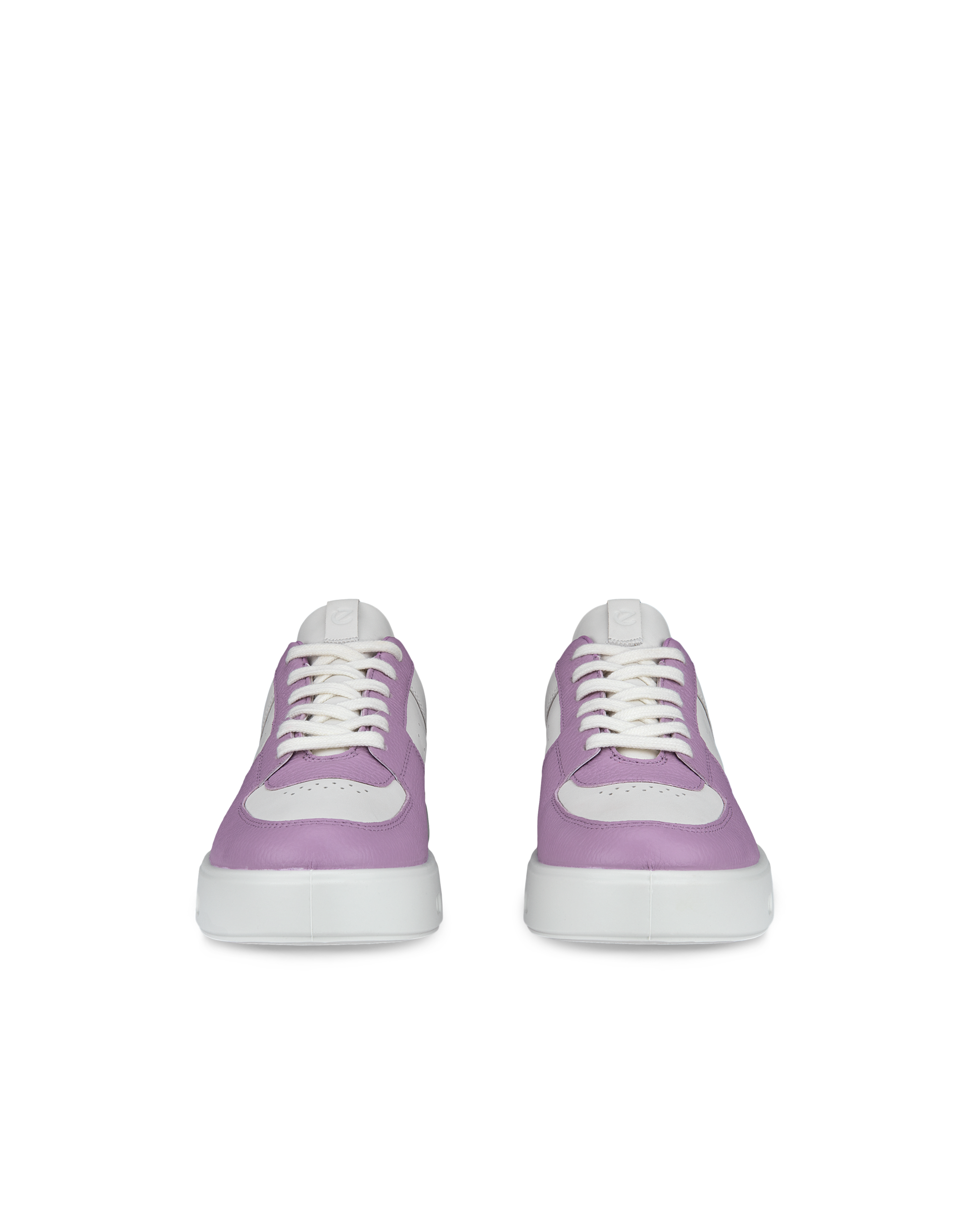 Women's ECCO® Street 720 Leather Gore-Tex Sneaker - Purple - Front pair