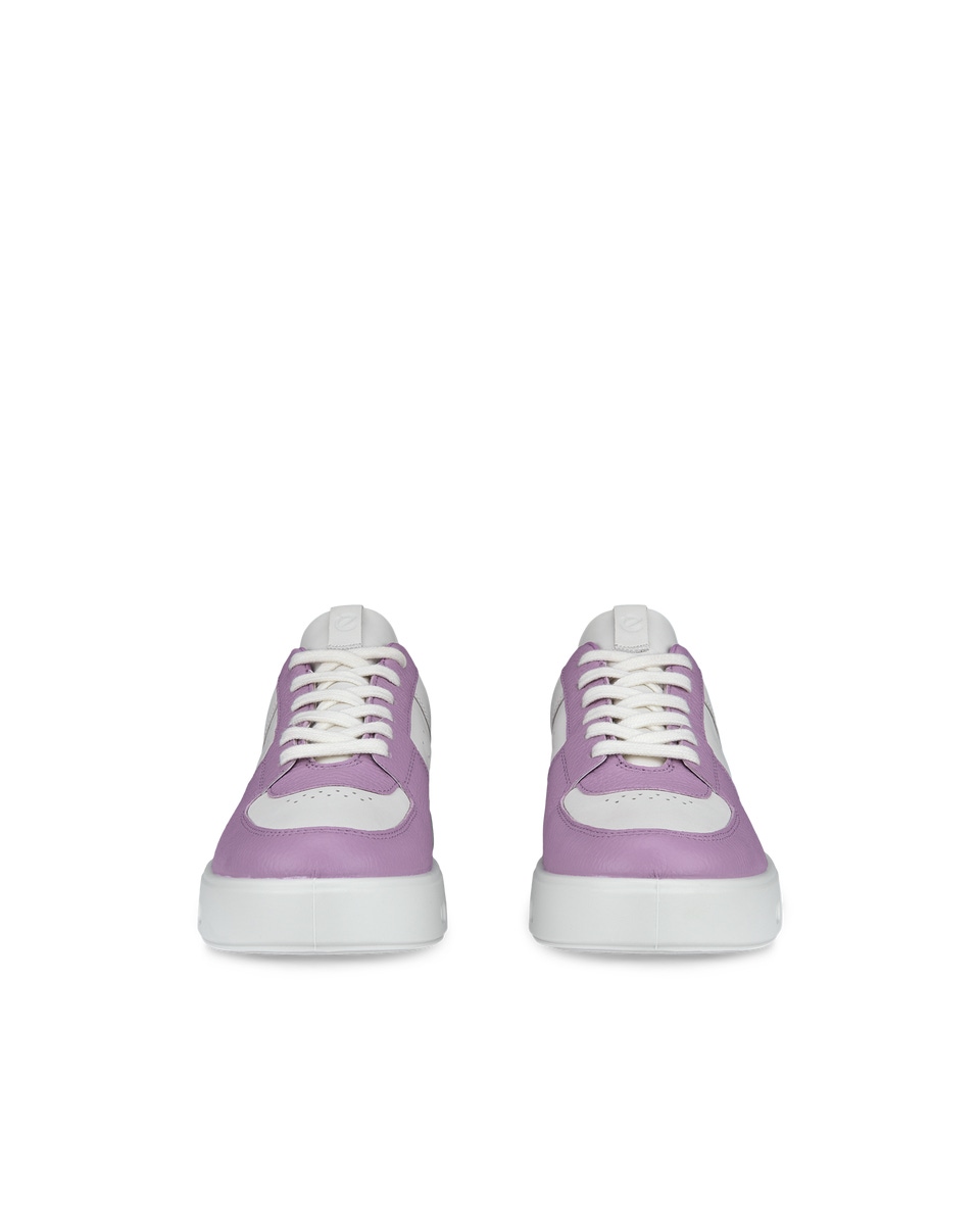 Women s ECCO Street 720 Leather Gore Tex Sneaker Purple