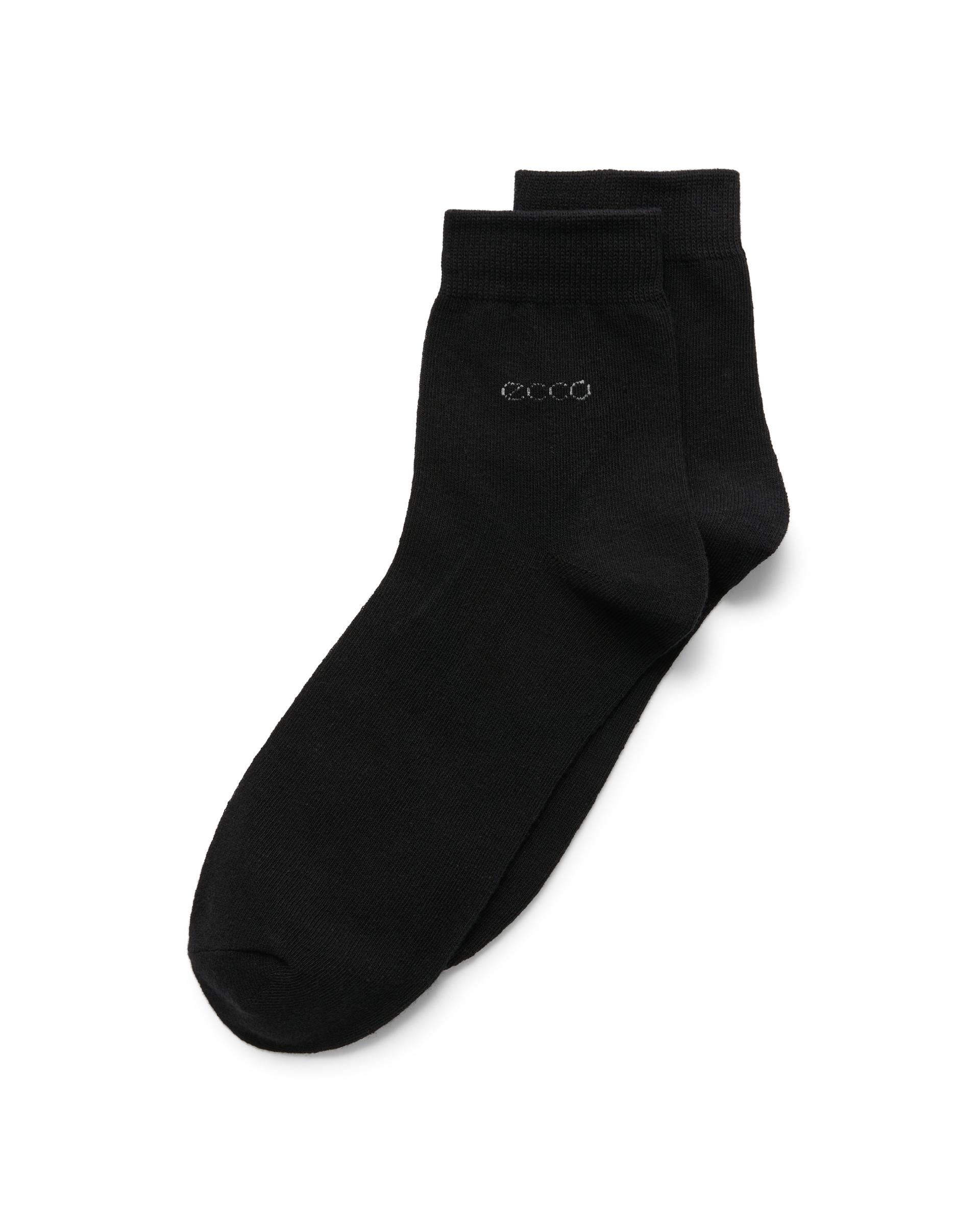 ECCO® Classic chaussettes mi-hautes unisex - Noir - Detail-1