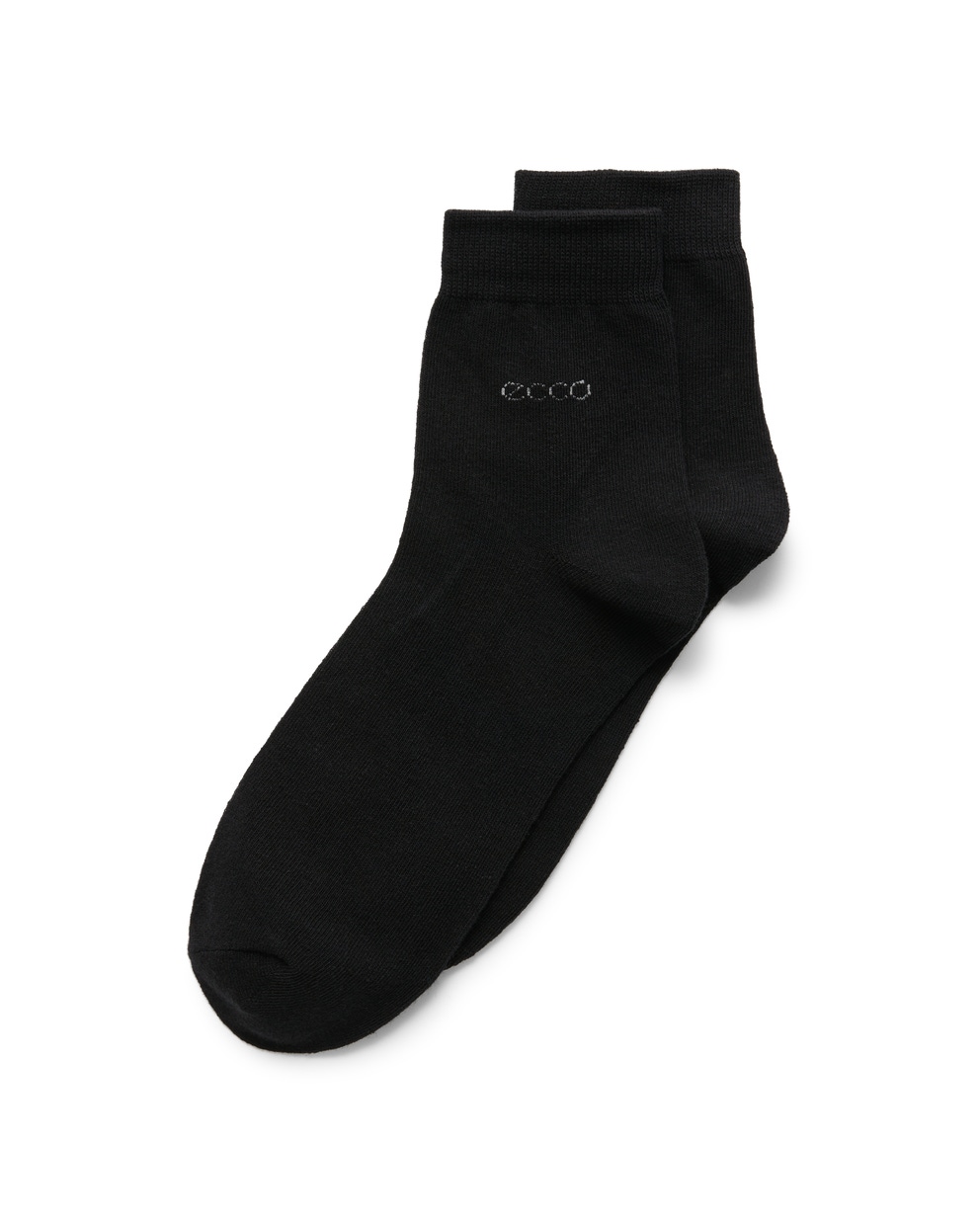 ECCO CLASSIC ANKLE CUT 3-PACK SOCKS - Black - Detail-1