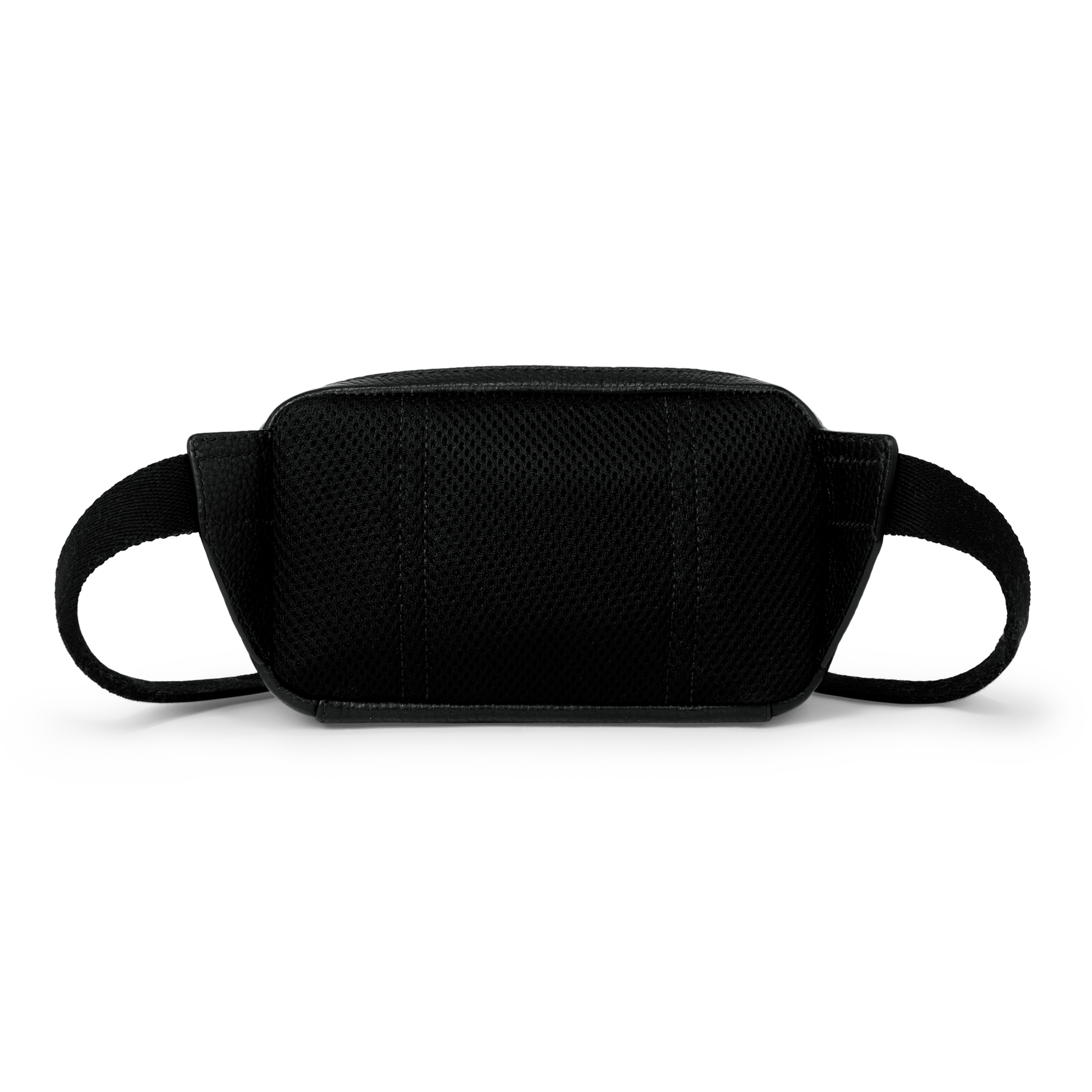 ECCO® Black Wave Leather Waist Bag - Black - Back