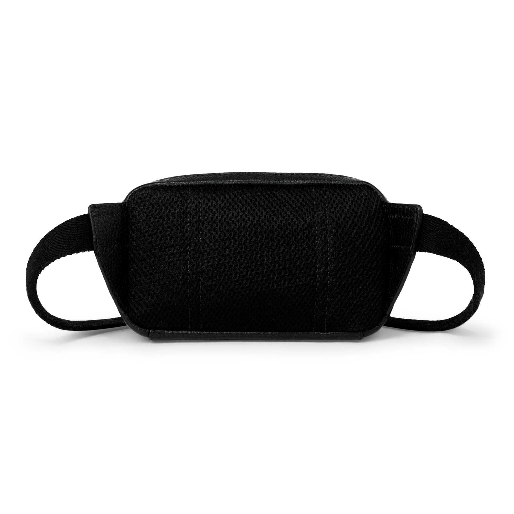 ECCO® Black Wave Leather Waist Bag - Black - Back