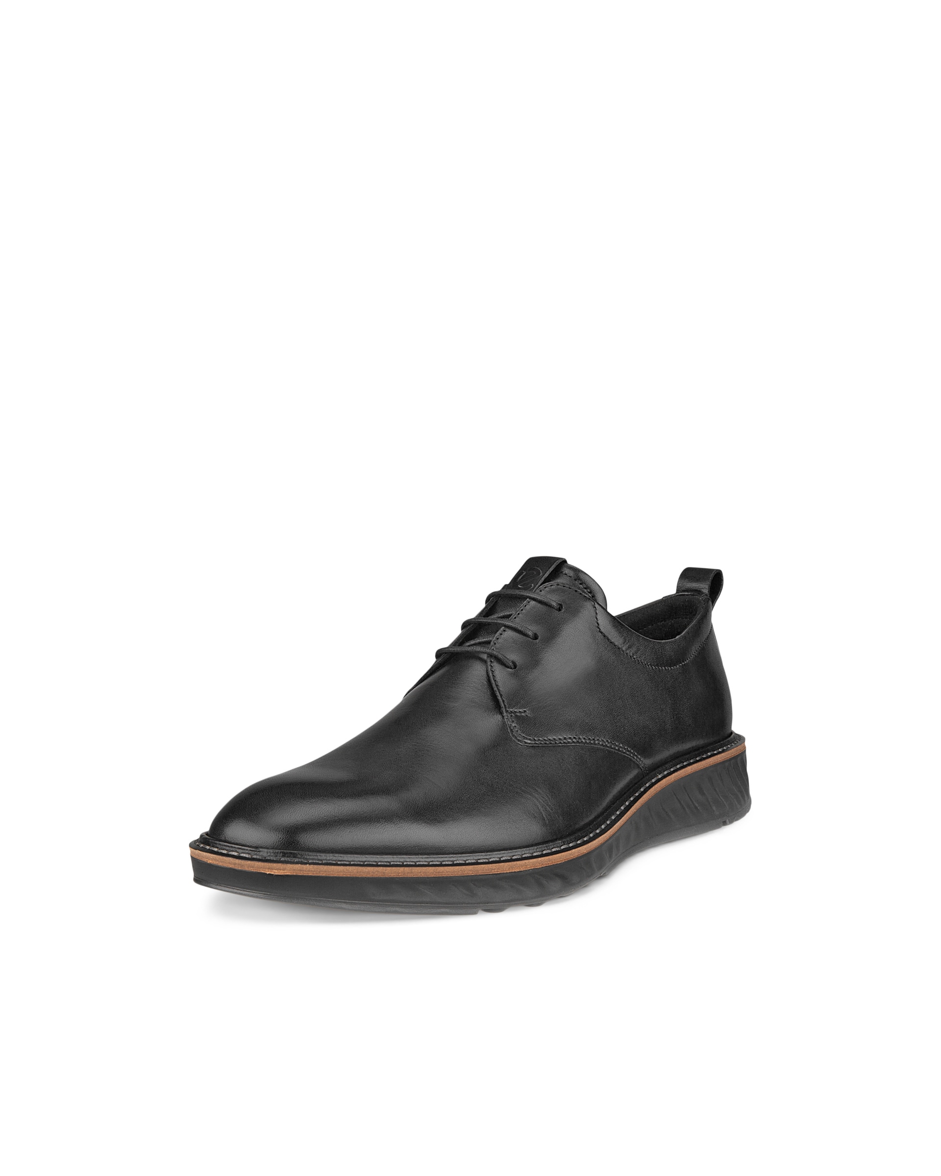 Men's ECCO® ST.1 Hybrid Leather Derby Shoe - Black - Main