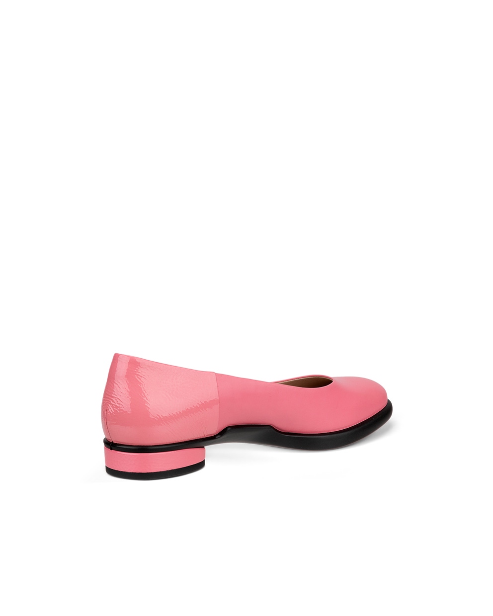 Women's ECCO® Sculpted LX Leather Ballerina - Pink - Back