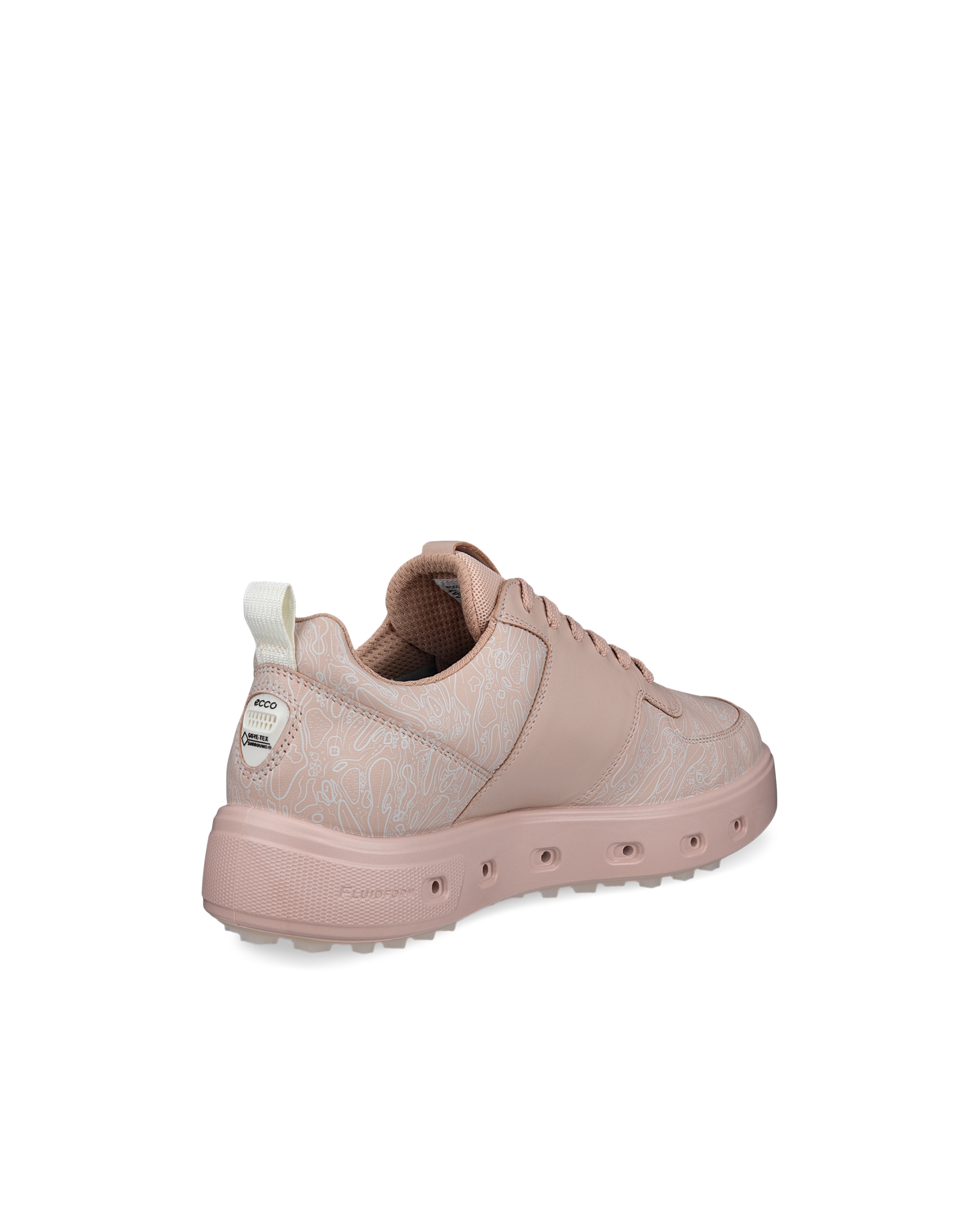 ECCO STREET 720 WOMEN'S GOLF SHOE - Pink - Back