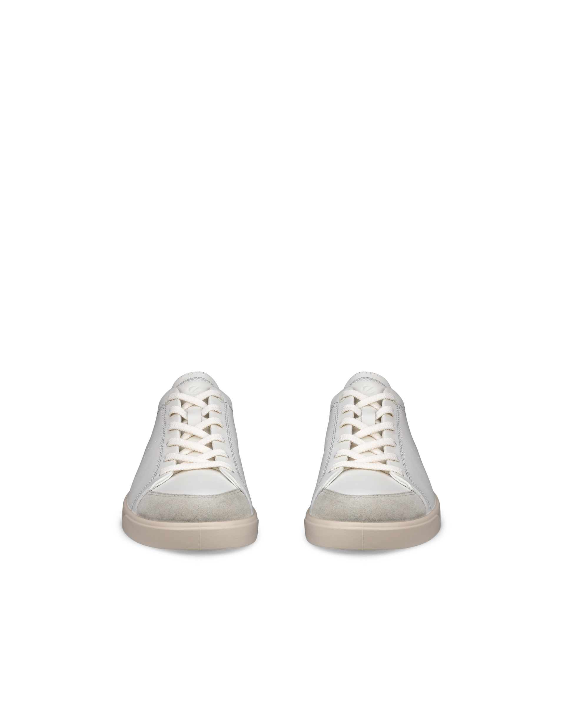 Women's ECCO® Street Lite Leather Sneaker - White - Front pair