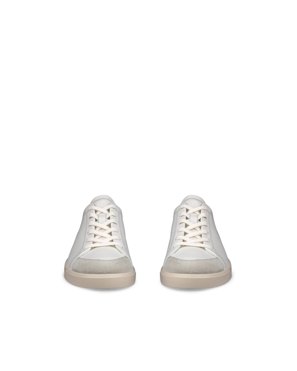 Women's ECCO® Street Lite Leather Sneaker - White - Front pair