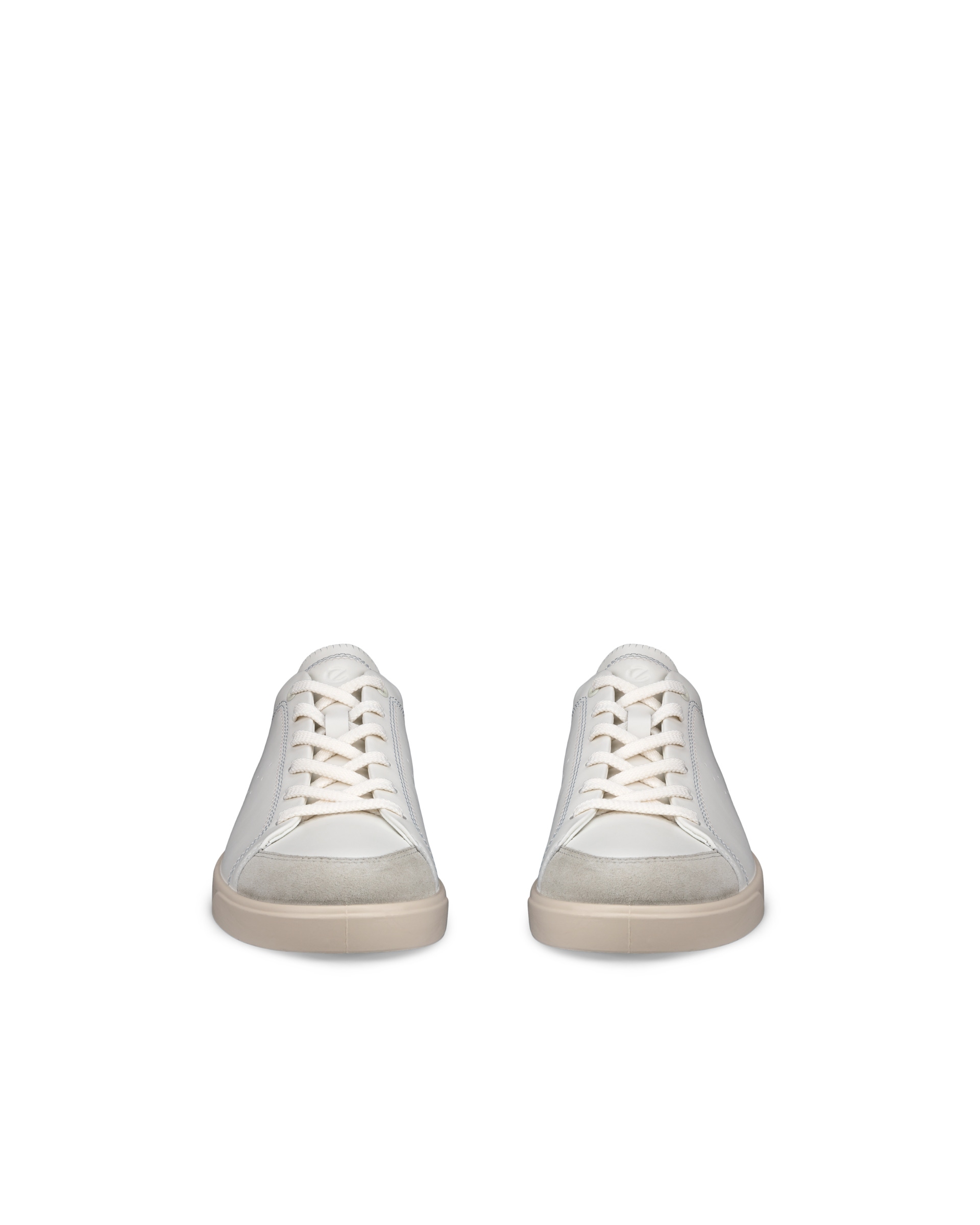 Women's ECCO® Street Lite Leather Sneaker - White - Front pair