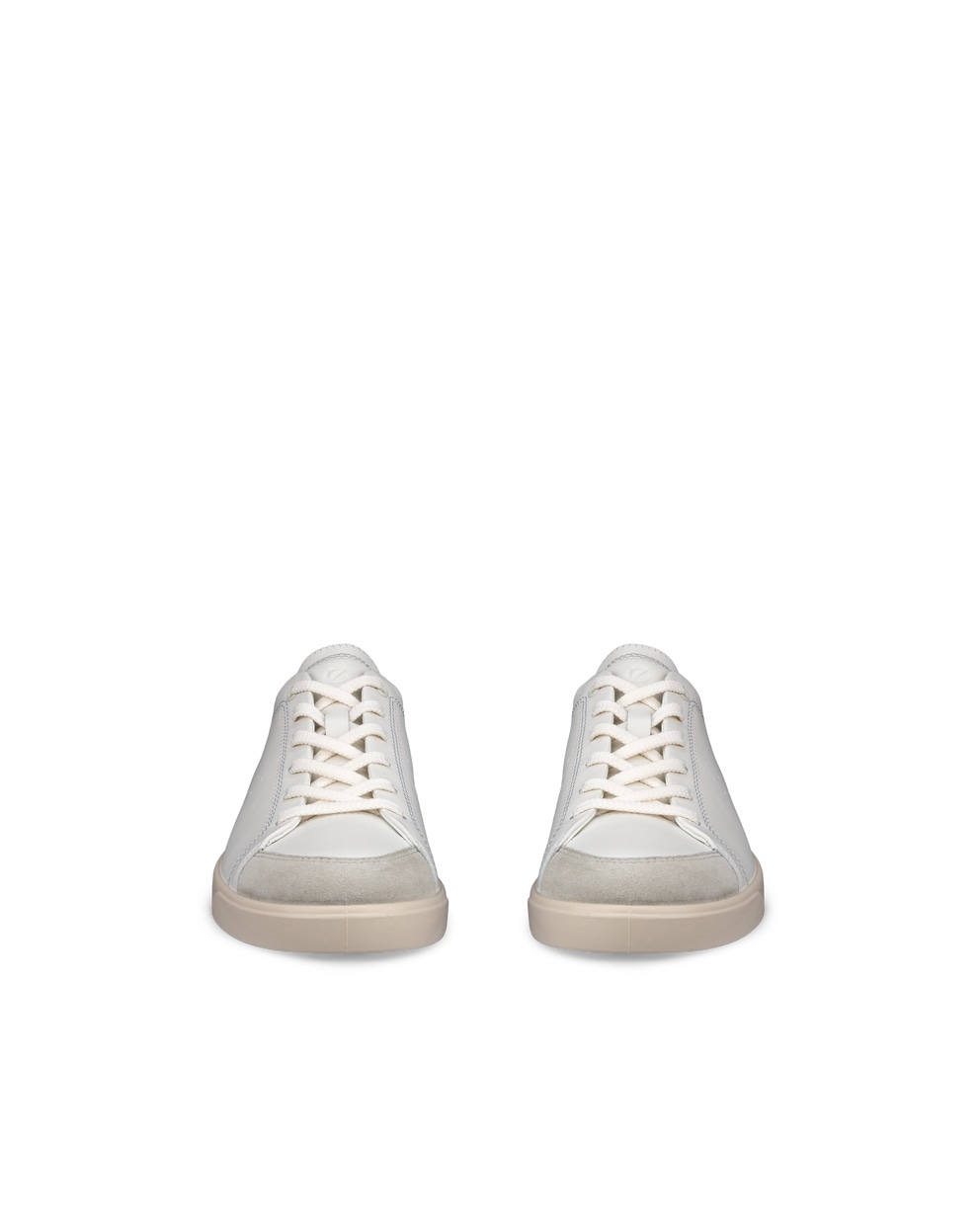 Women's ECCO® Street Lite Leather Sneaker - White - Front pair