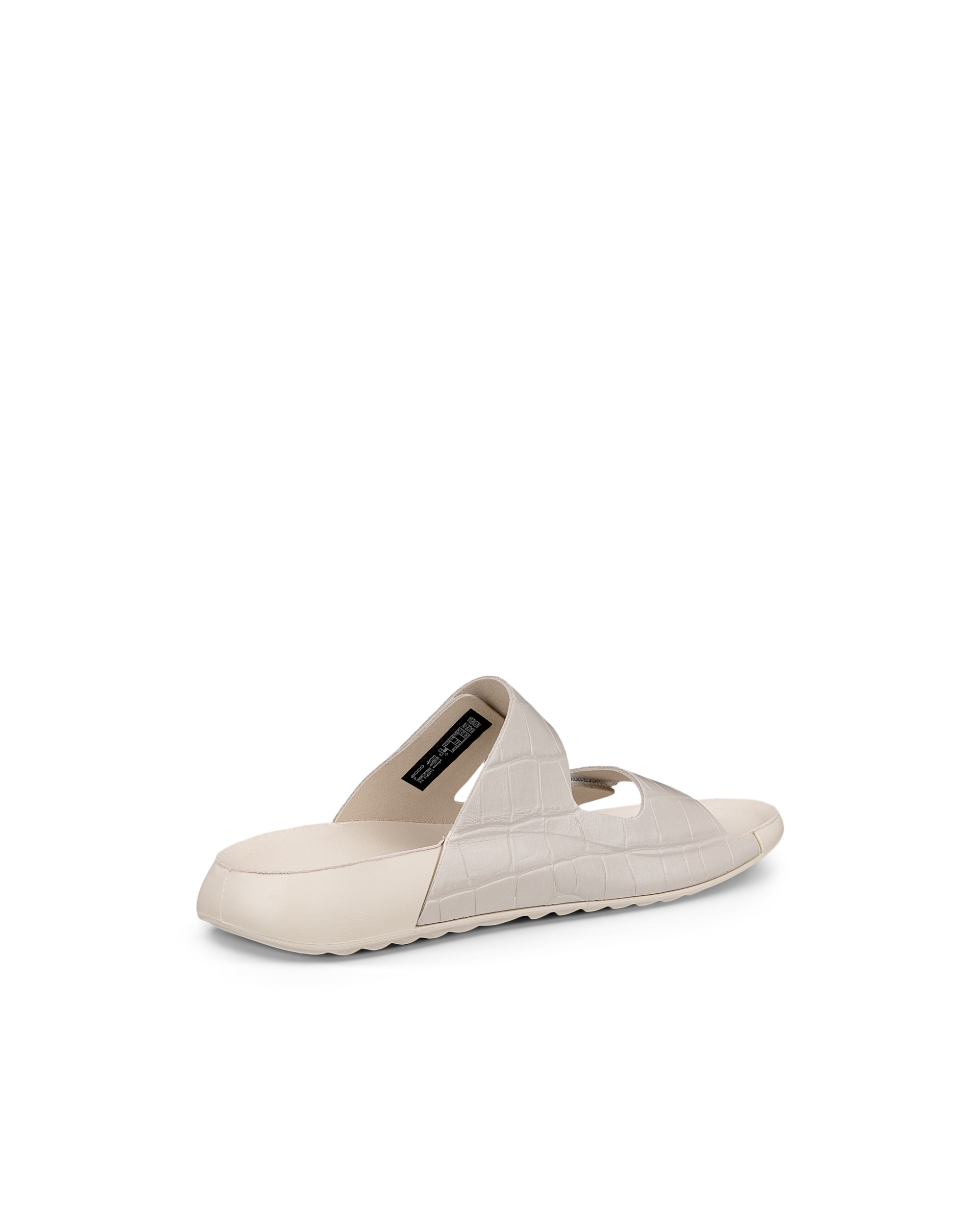 ECCO® Cozmo sandale en cuir deux brides pour femme - Beige - Back