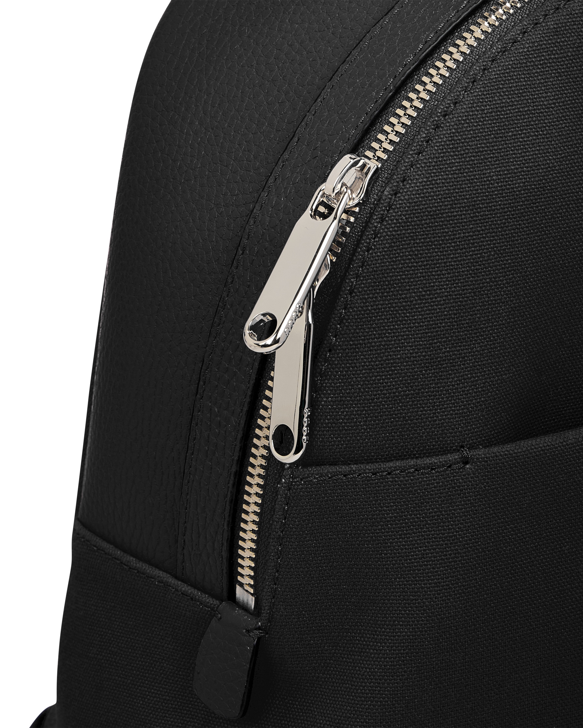 ECCOยฎ Textureblock Textile Small Backpack - Black - Detail-1