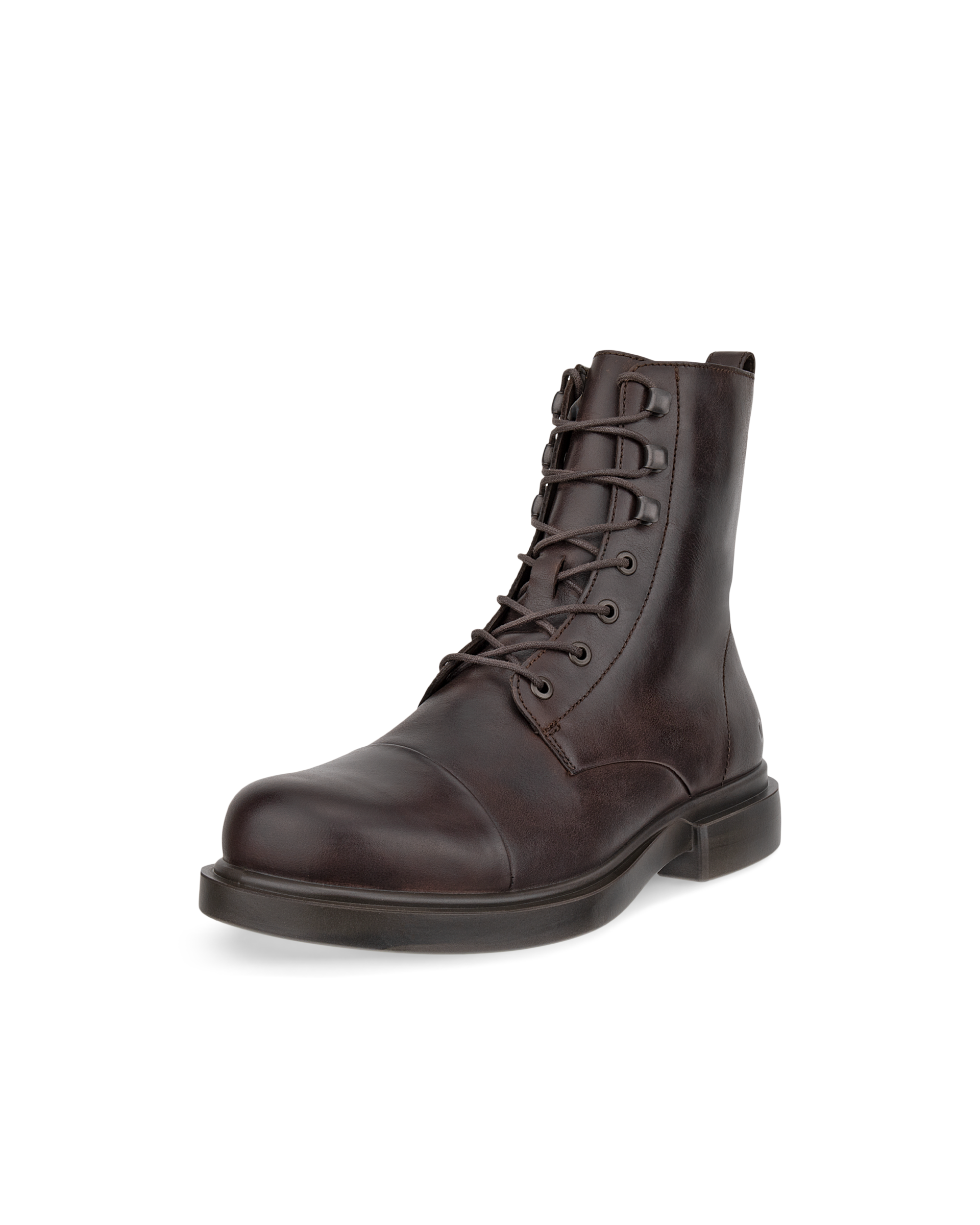 Men's ECCO® Metropole Seoul Leather Mid-Cut Boot - Brown - Main