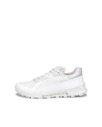 Women's ECCO® BIOM 2.1 X Country Textile Gore-Tex Trail Running Shoe - White - Outside