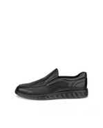 Men's ECCO® S Lite Hybrid Leather Slip-On Dress Shoe - Black - Outside