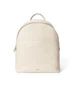 ECCO® Round Pack 가죽 백팩 - Beige - Main