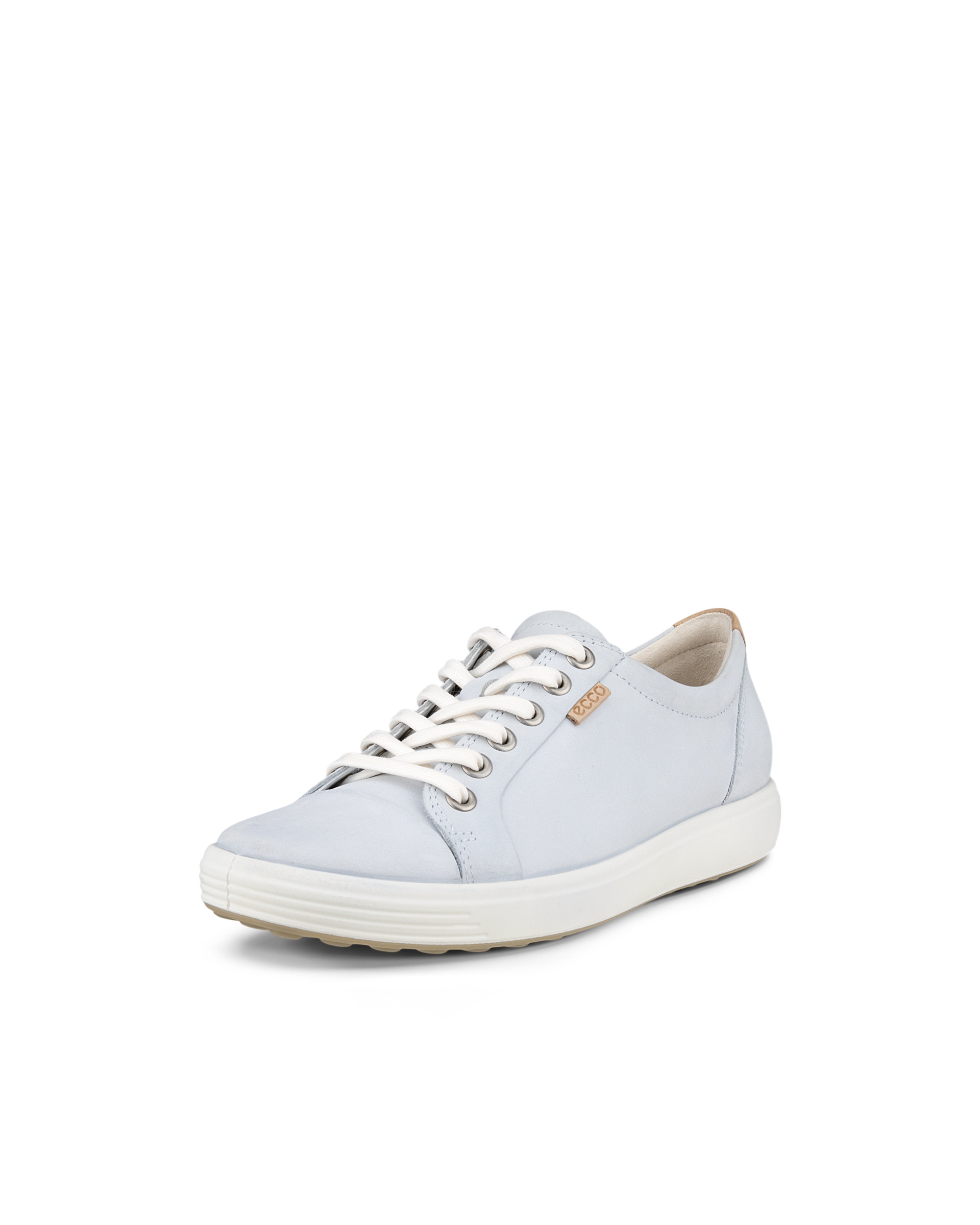 Women's ECCO® Soft 7 Nubuck Sneaker - Blue - Main