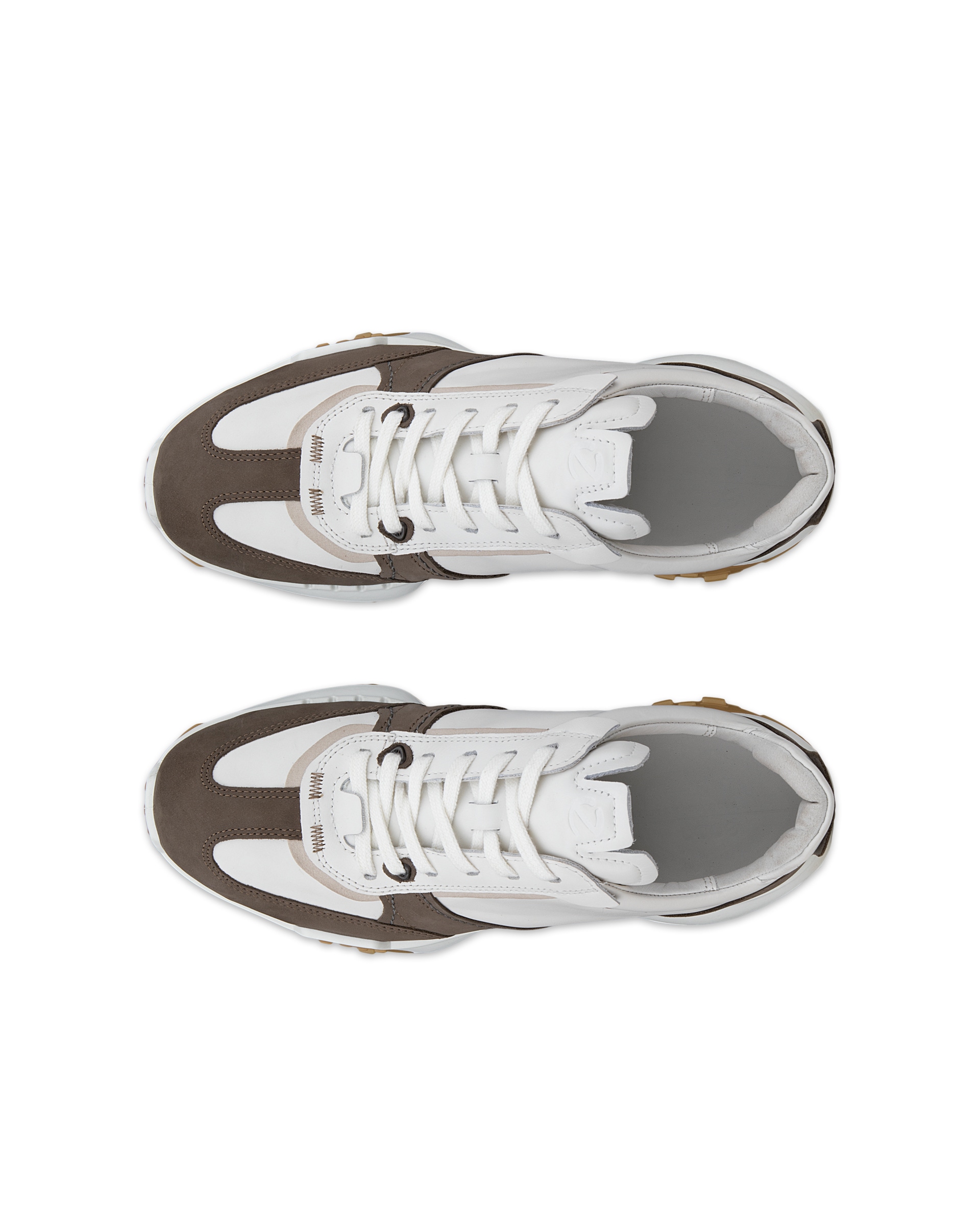 Zapatillas de piel ECCO® Retro Sneaker para hombre - Multicolor - Top left pair